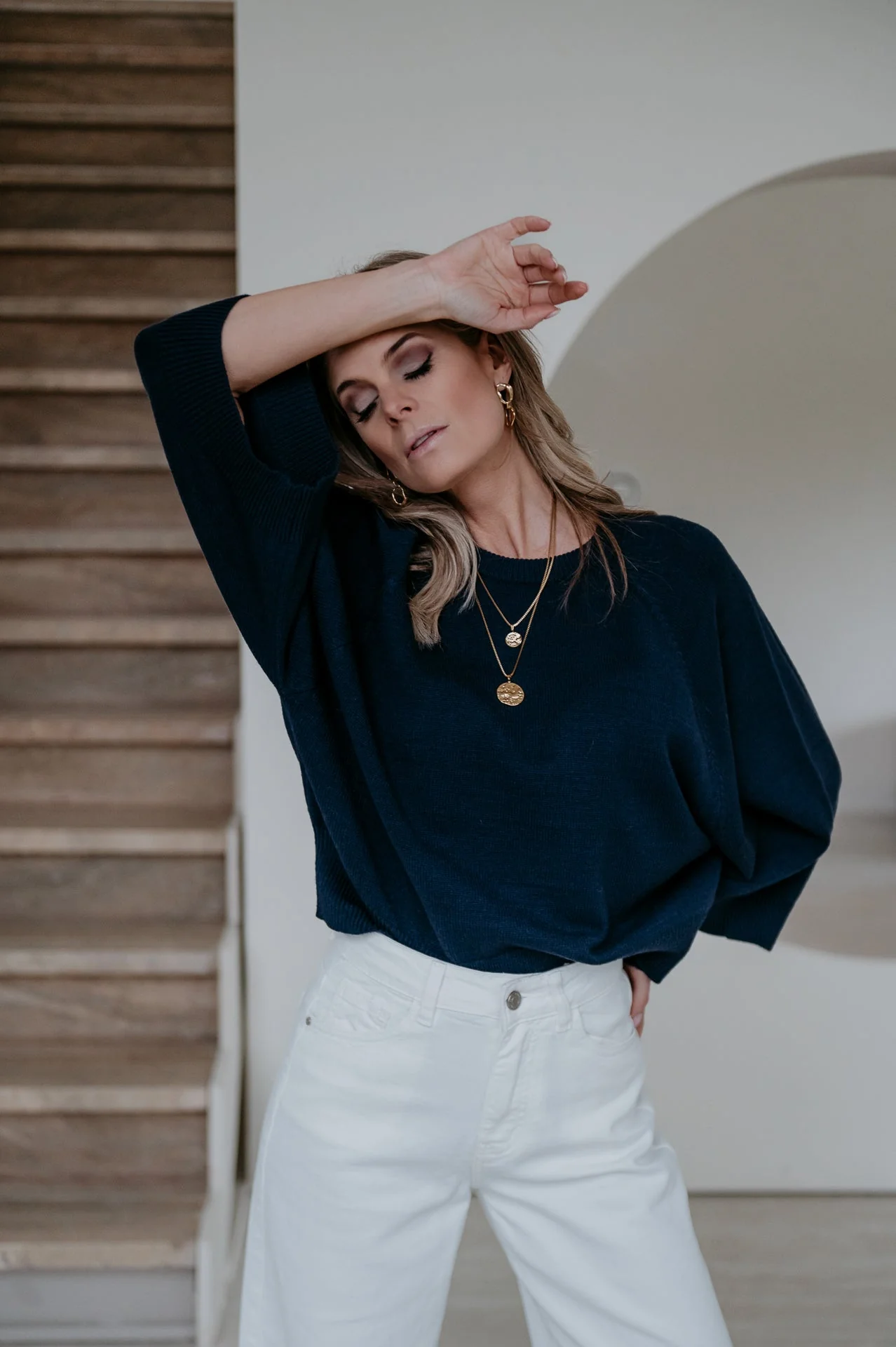 Lereno knit I Navy Blue - Image 2