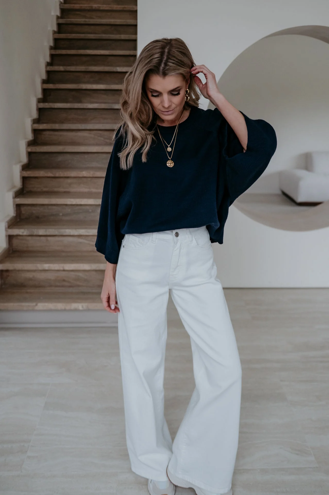 Lereno knit I Navy Blue - Image 4
