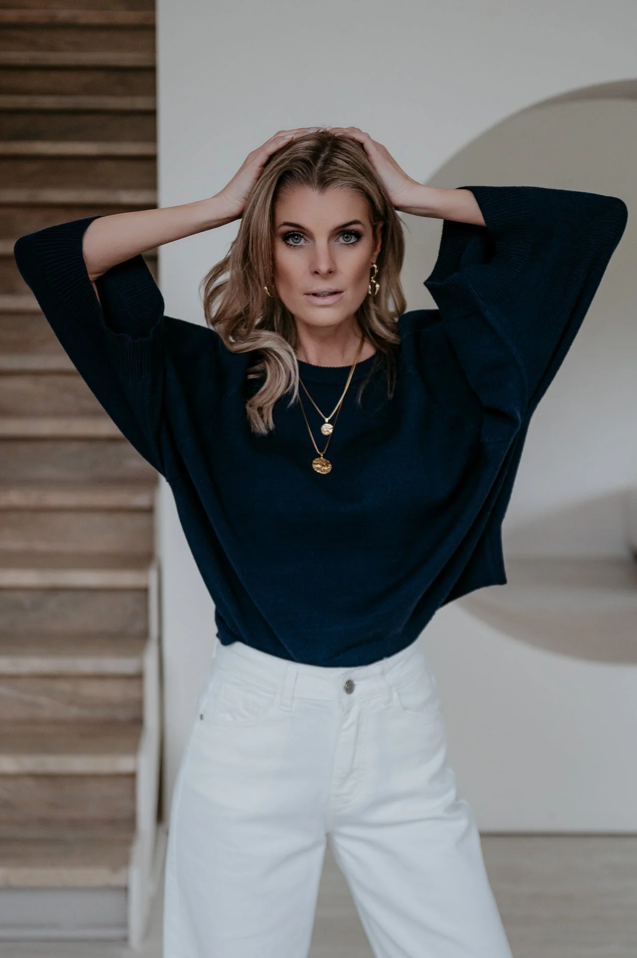 Lereno knit I Navy Blue - Image 7