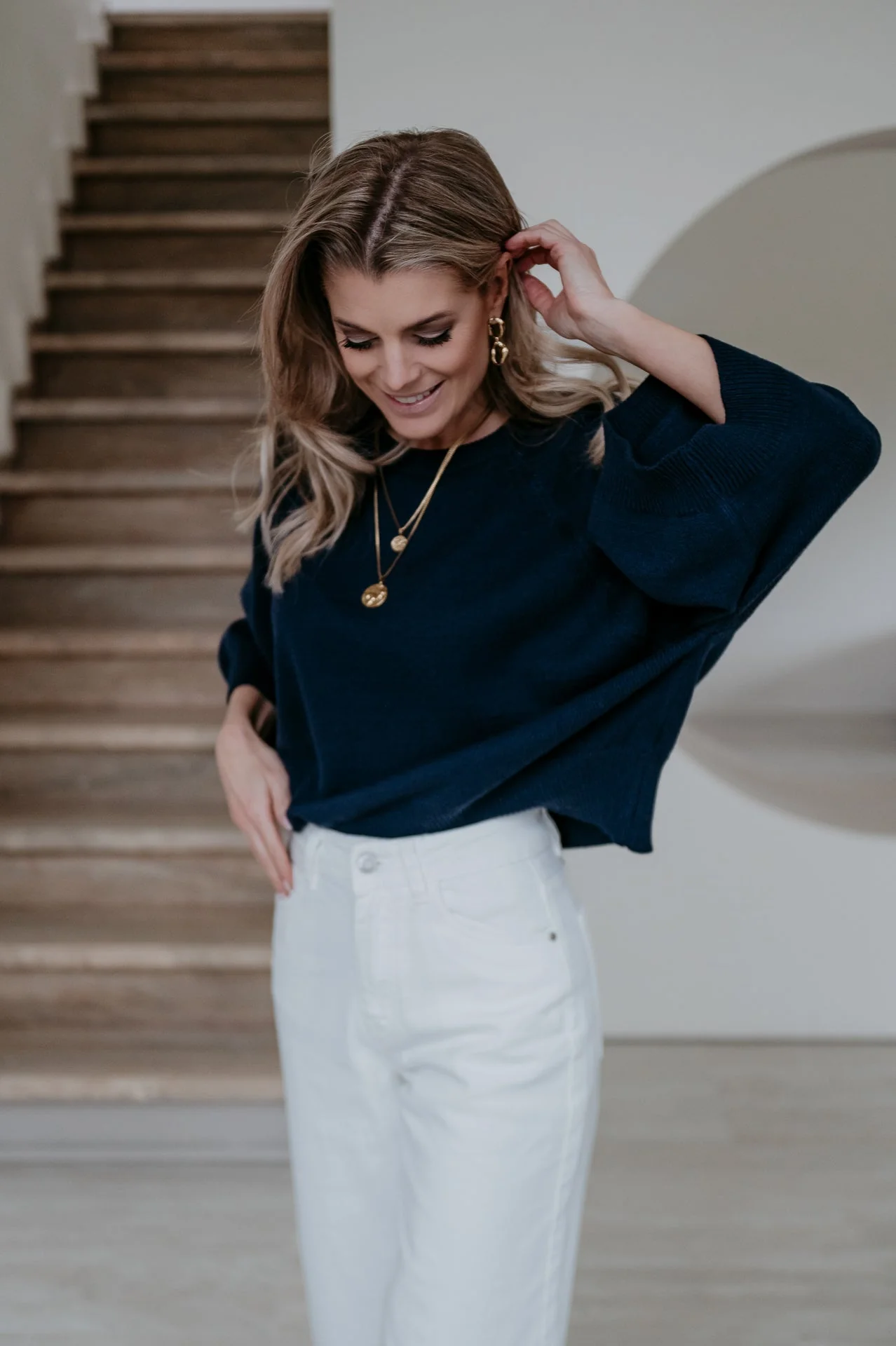 Lereno knit I Navy Blue - Image 9