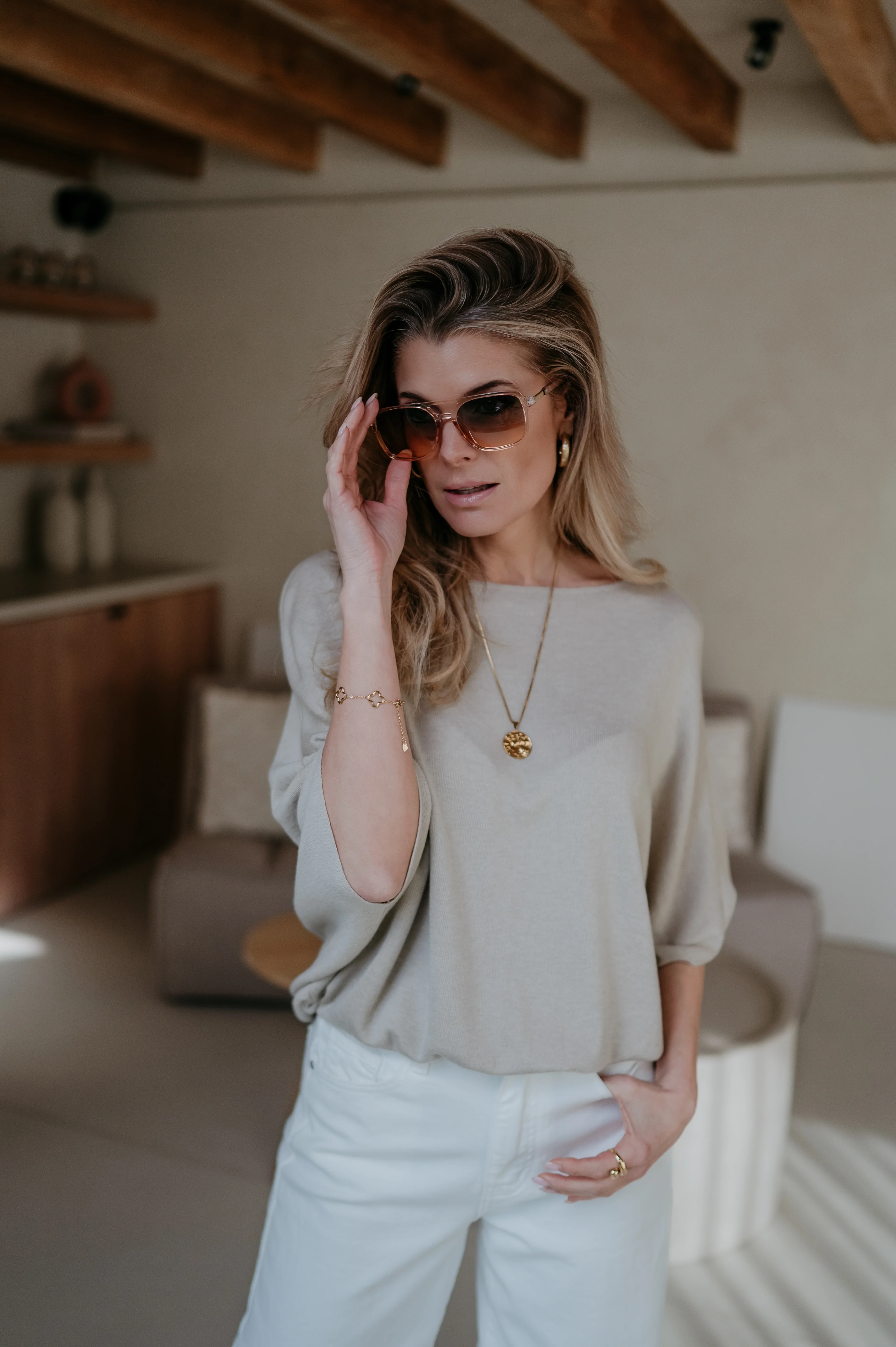 Lesoli knit I Beige - Image 10