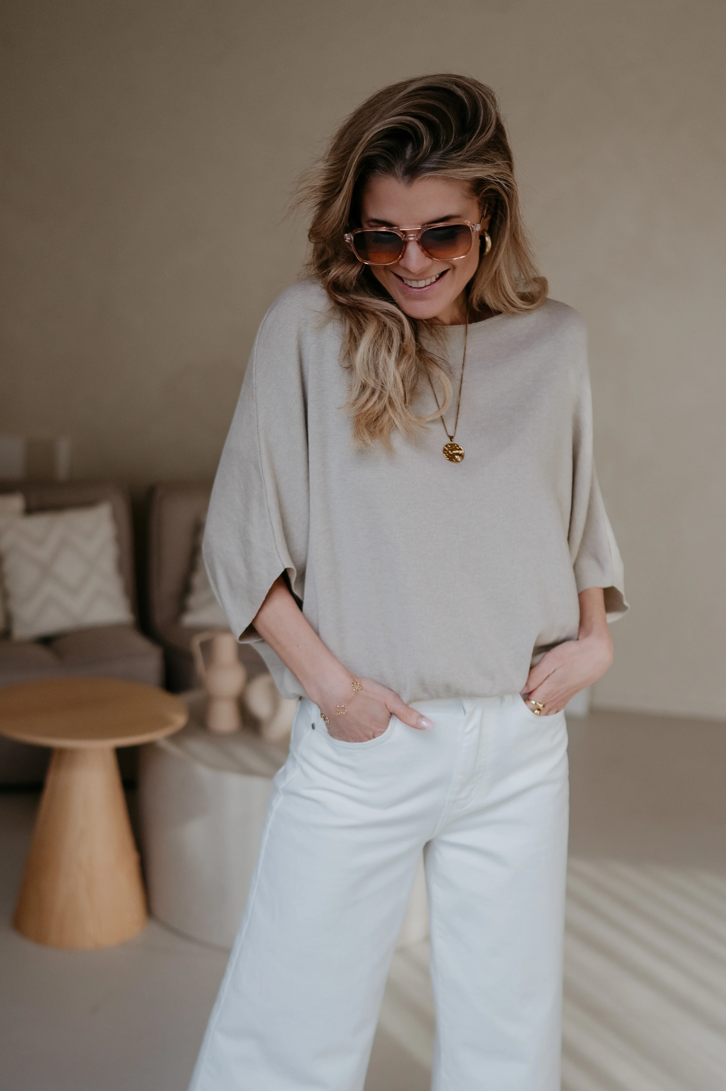 Lesoli knit I Beige - Image 2