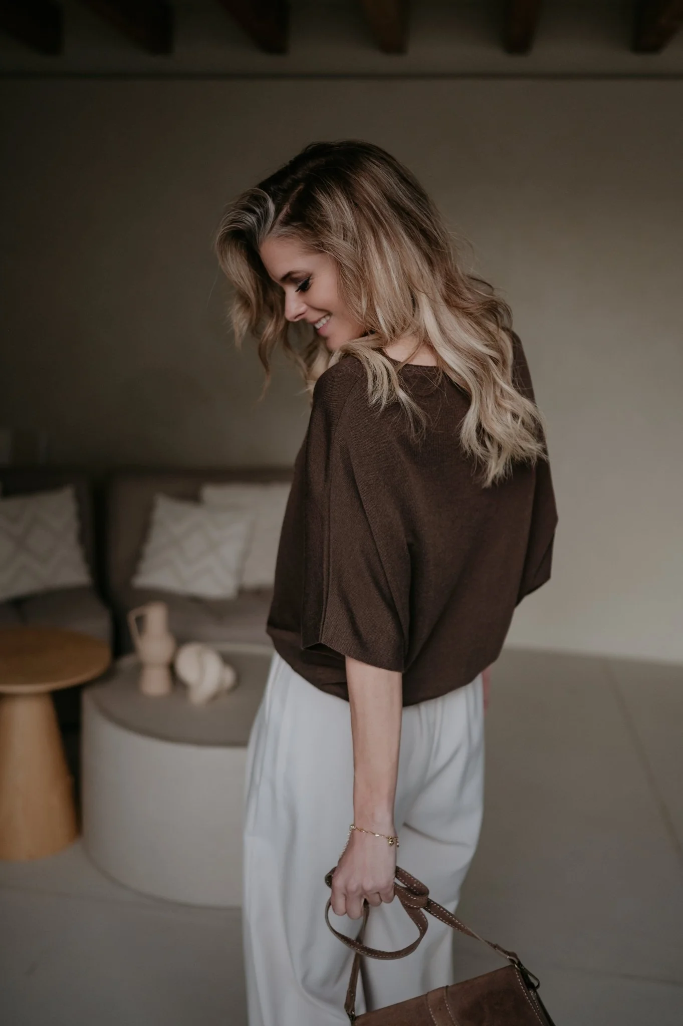 Lesoli knit I Choclate Brown - Image 6