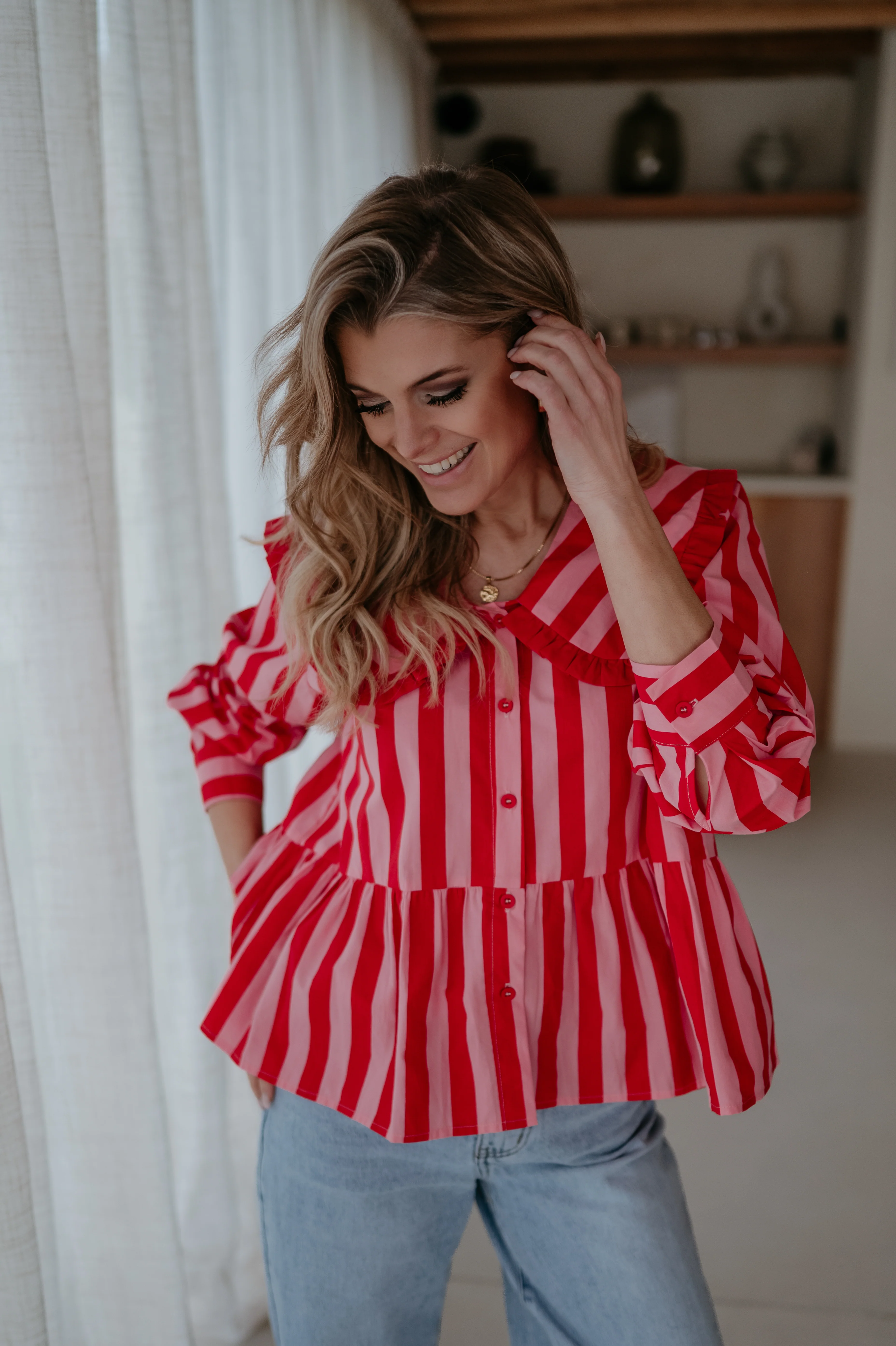 Lete blouse I Red