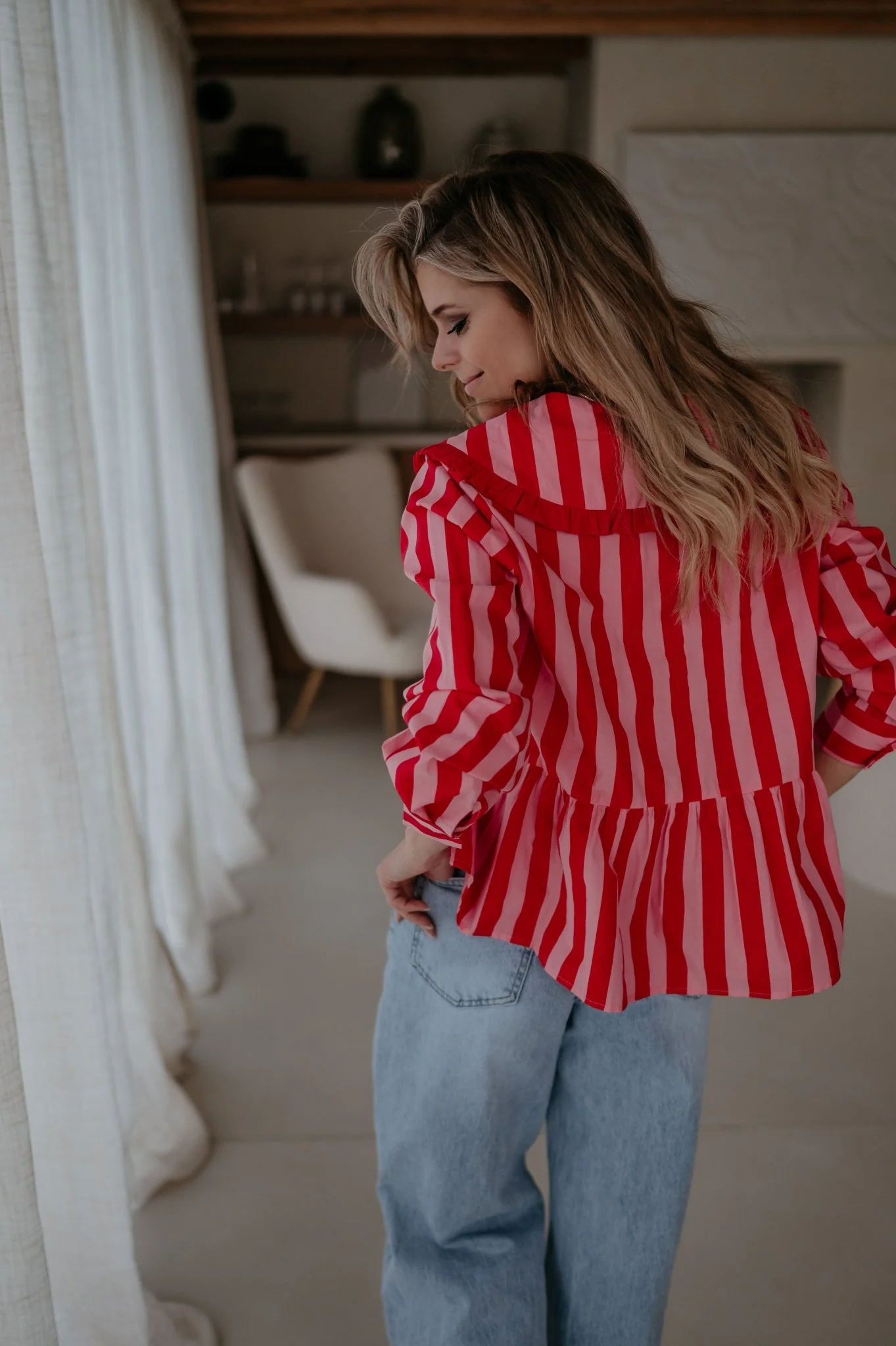 Lete blouse I Red - Image 4