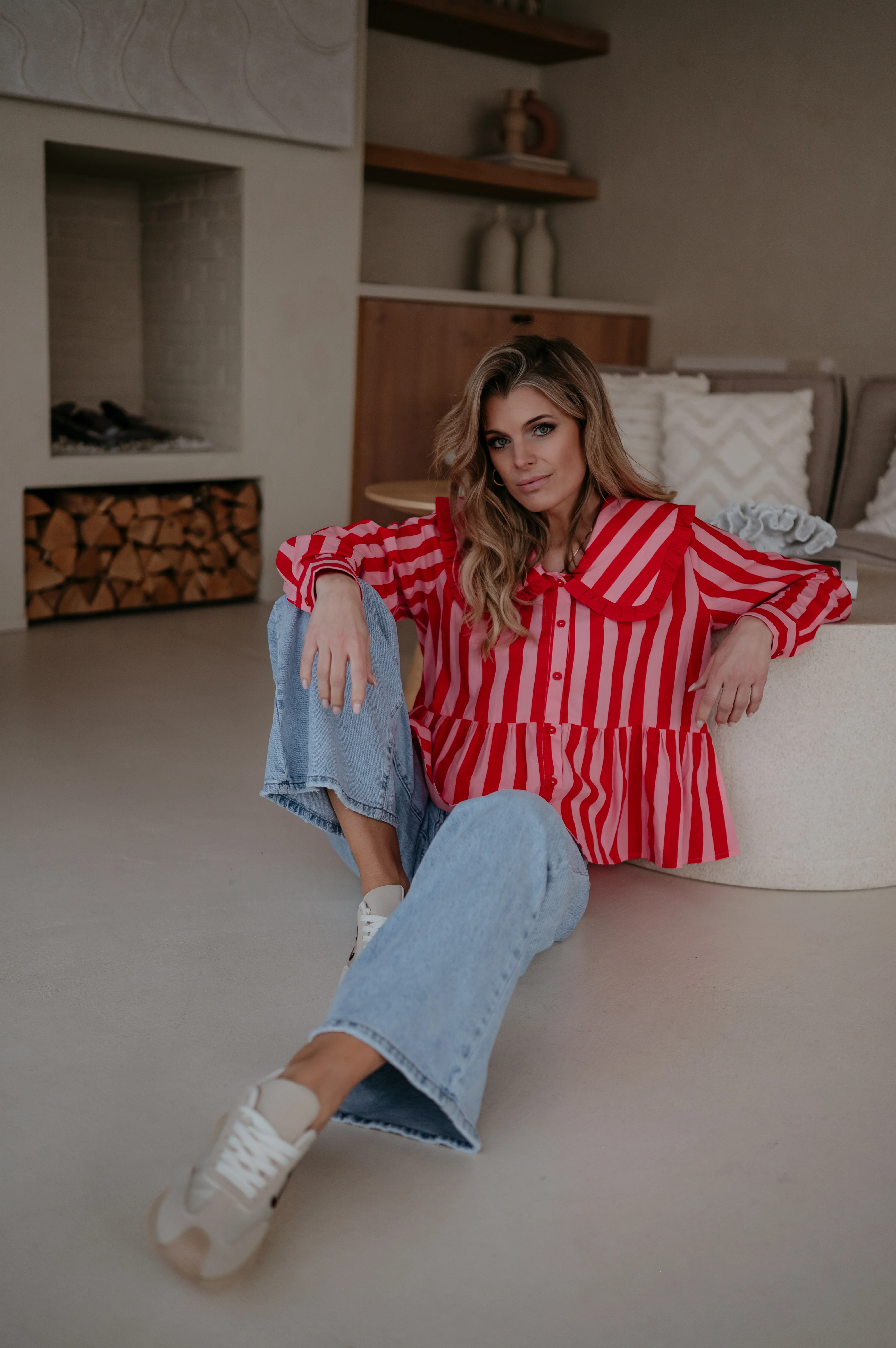 Lete blouse I Red - Image 5