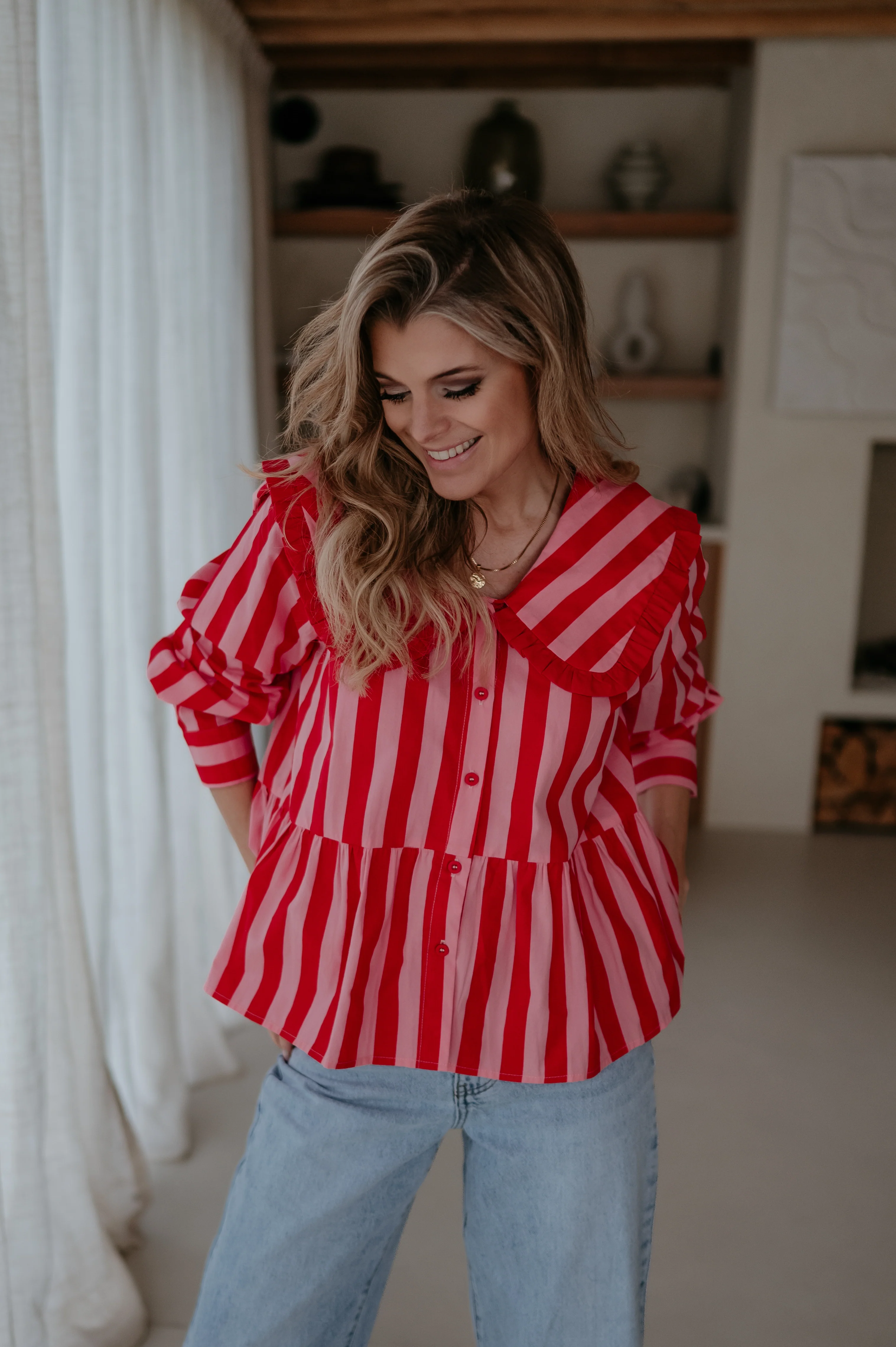 Lete blouse I Red - Image 6