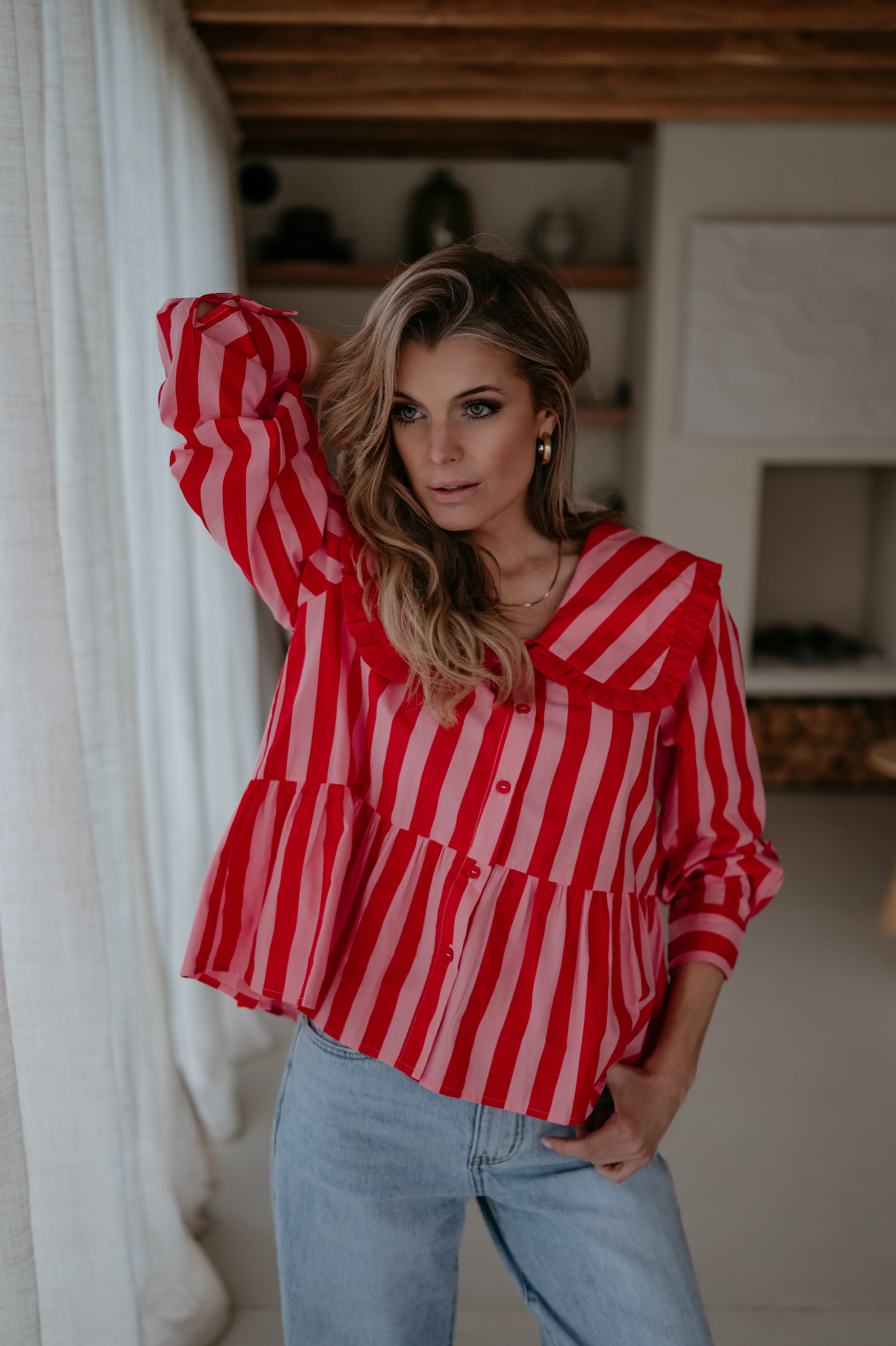 Lete blouse I Red - Image 7