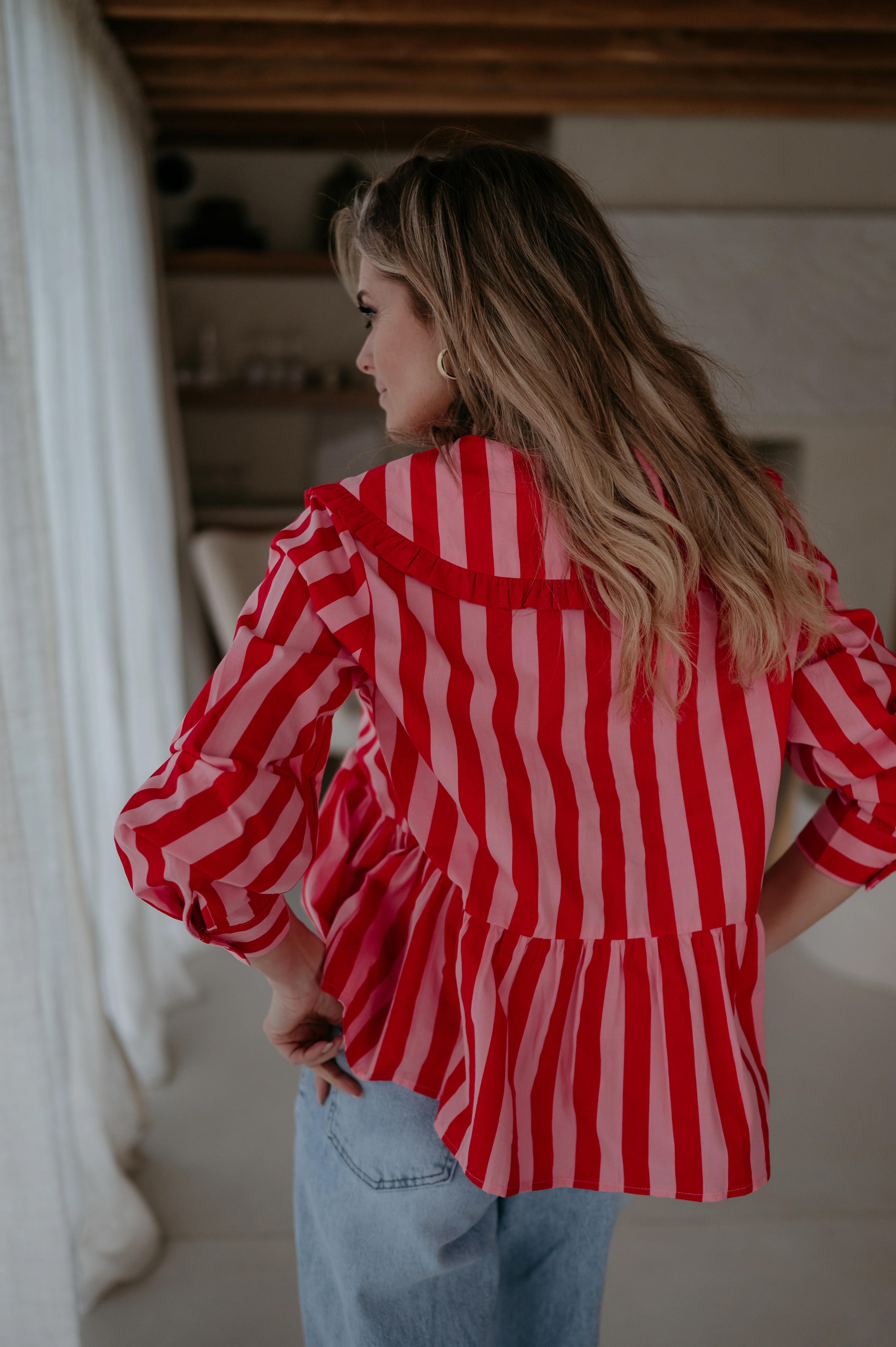 Lete blouse I Red - Image 9
