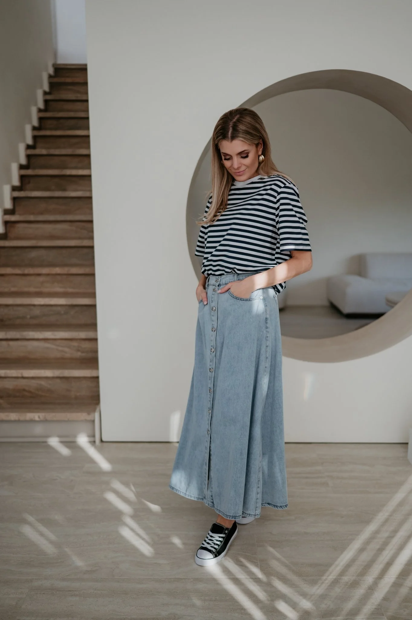 Ligado skirt I Blue - Image 5