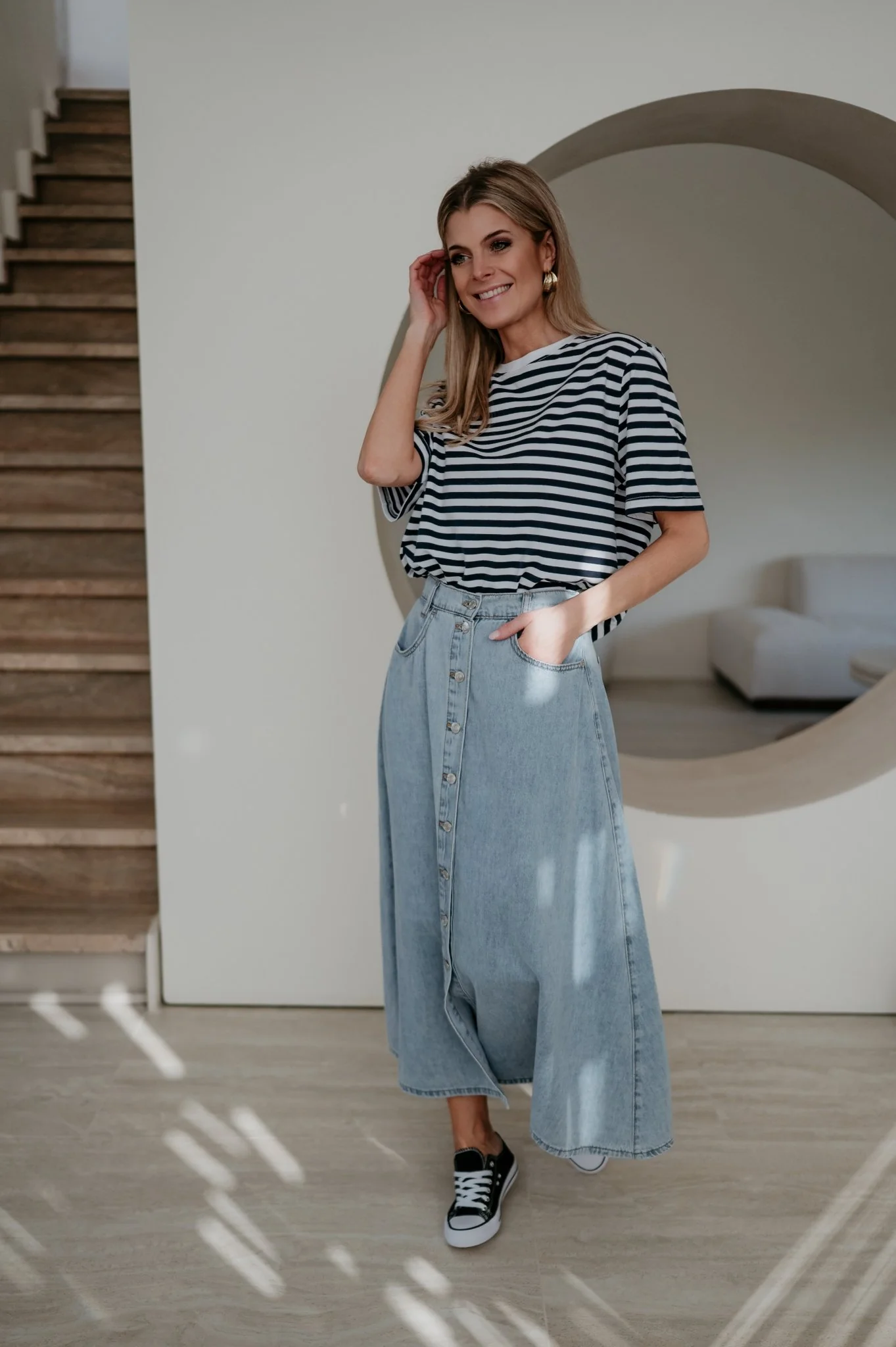 Ligado skirt I Blue - Image 7
