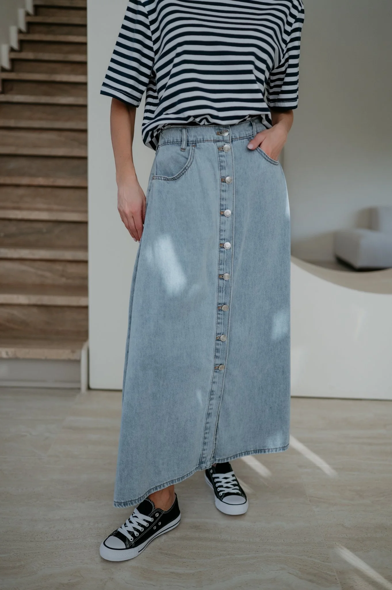 Ligado skirt I Blue - Image 8