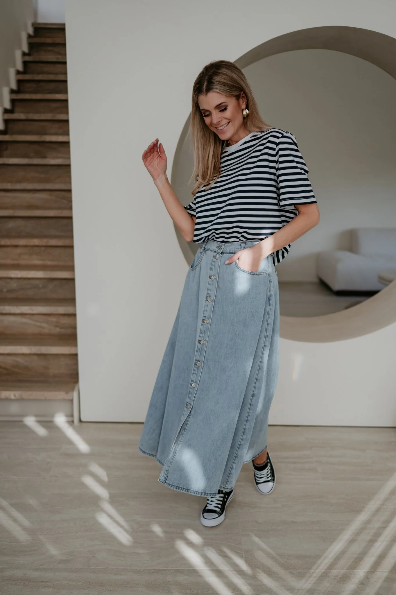 Ligado skirt I Blue - Image 9