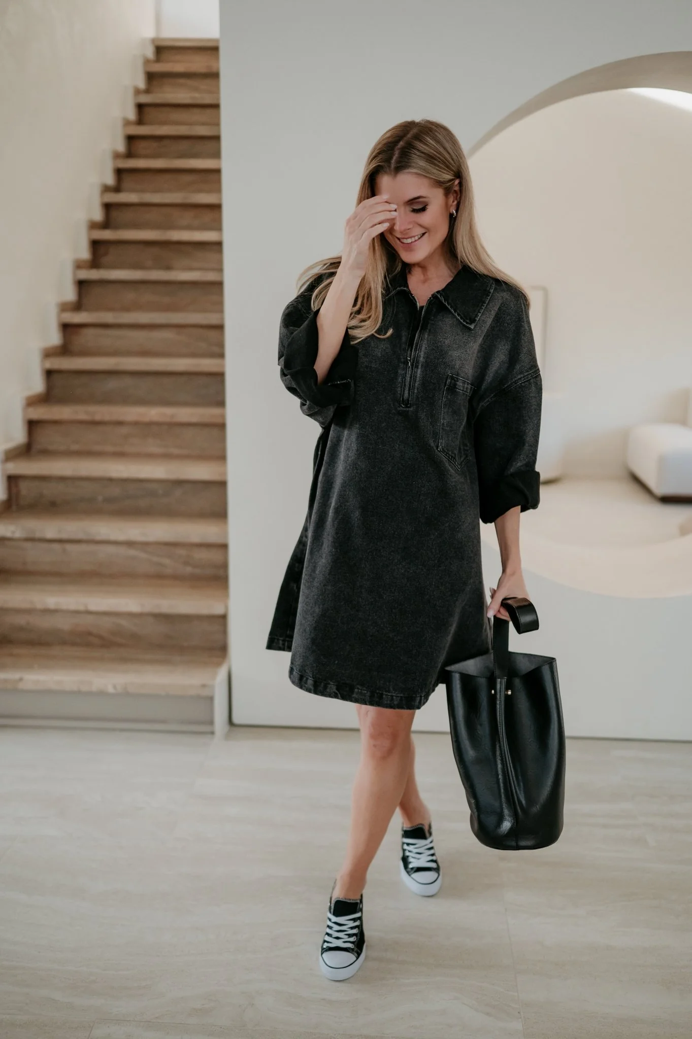 Linura dress I Dark Grey - Image 11