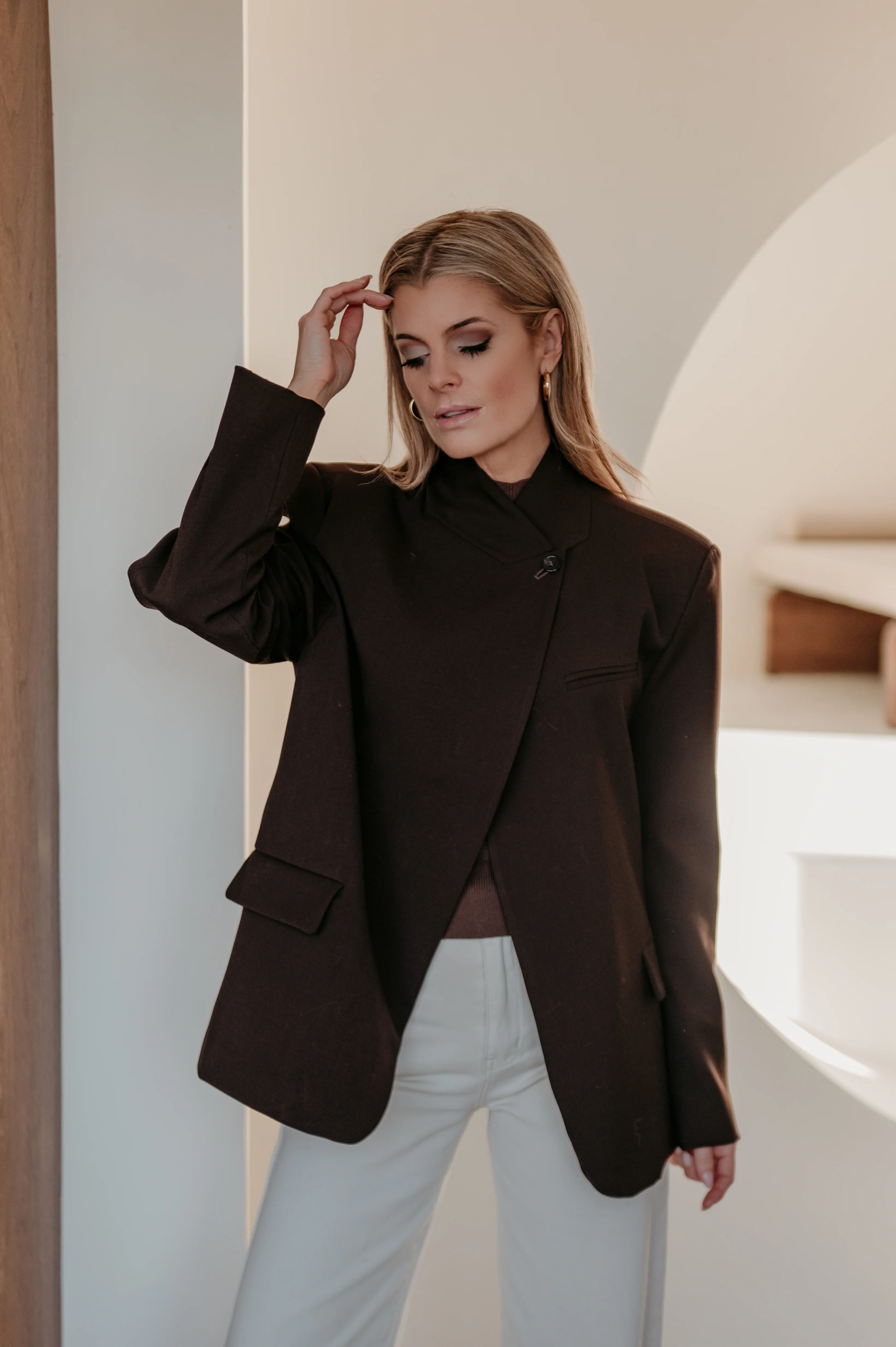 Litio blazer I Chocolate Brown - Image 10