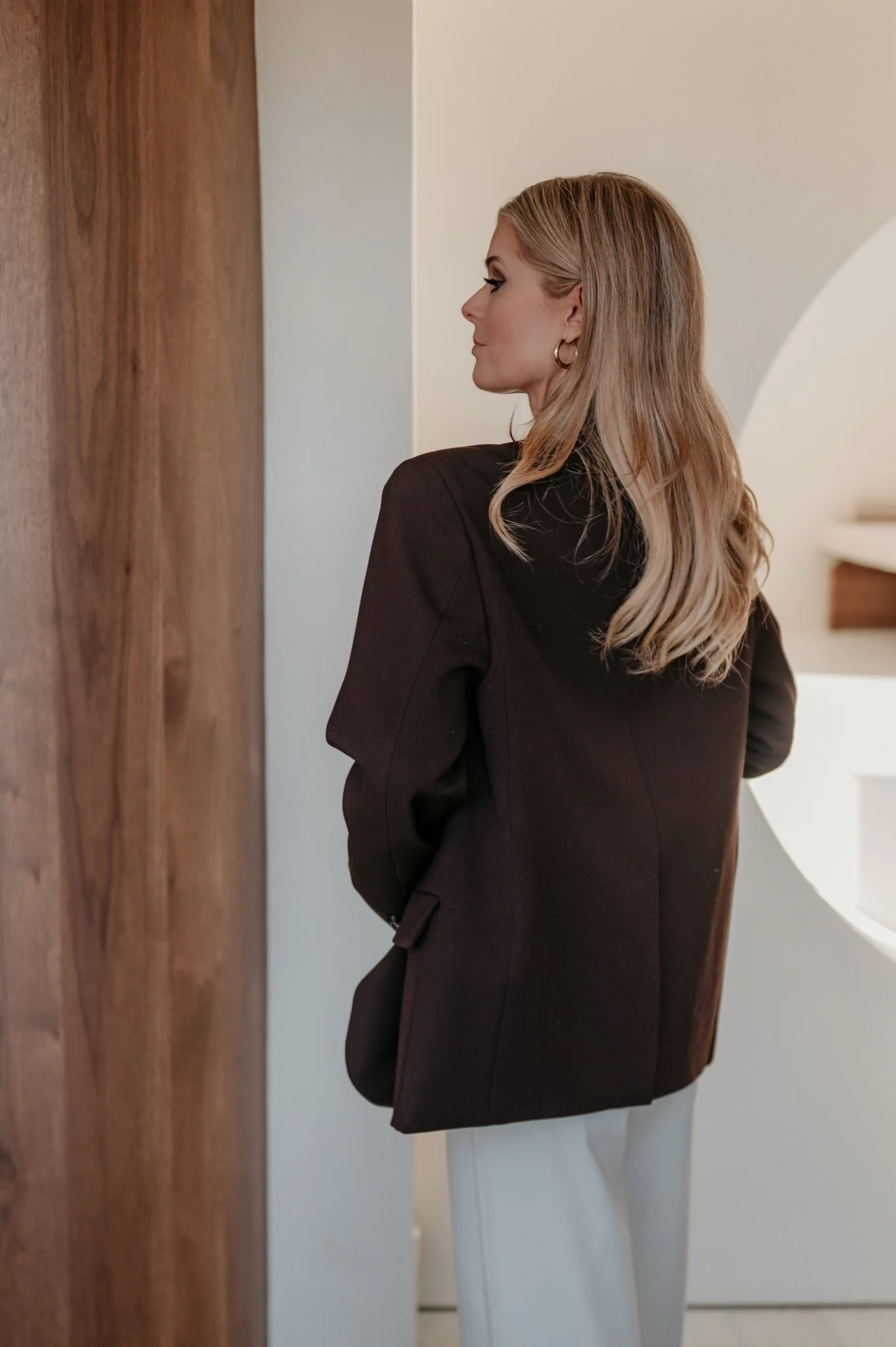 Litio blazer I Chocolate Brown - Image 12