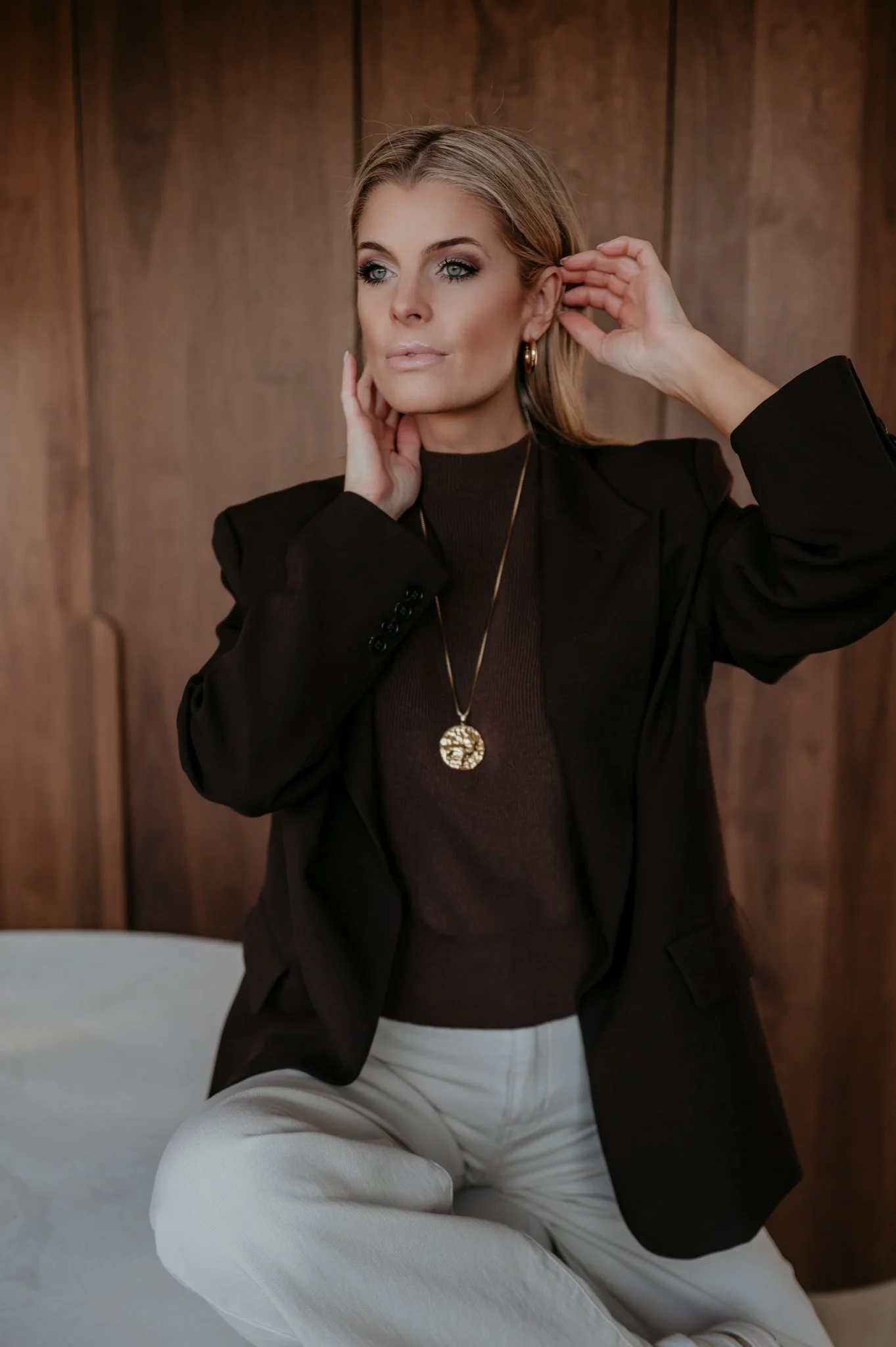 Litio blazer I Chocolate Brown - Image 13