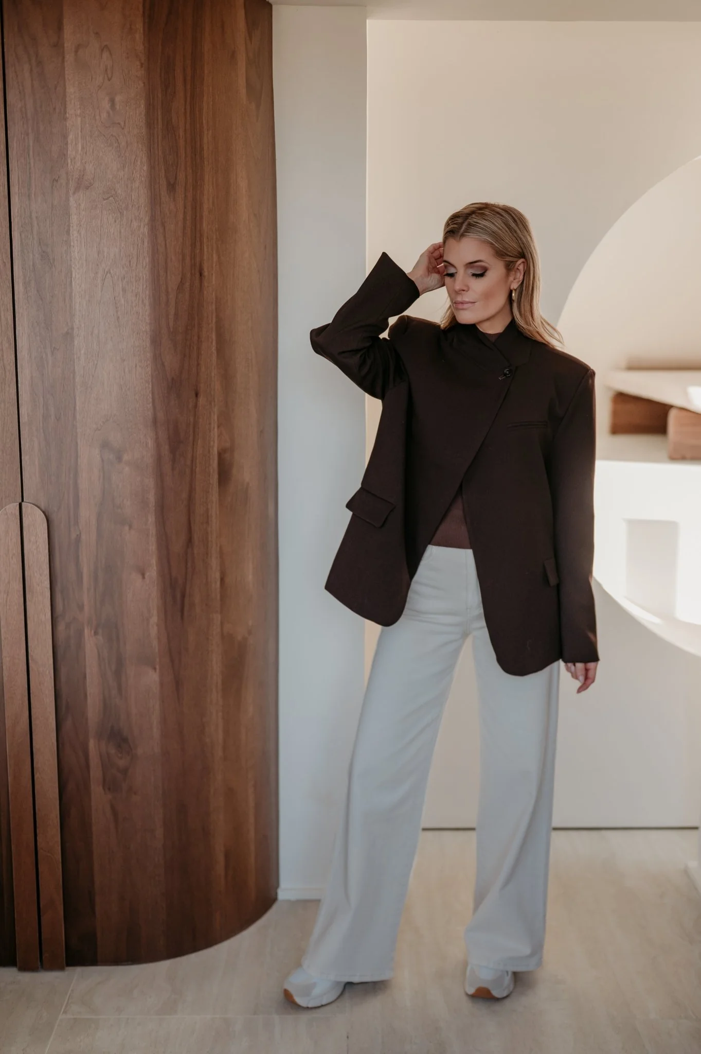 Litio blazer I Chocolate Brown - Image 6