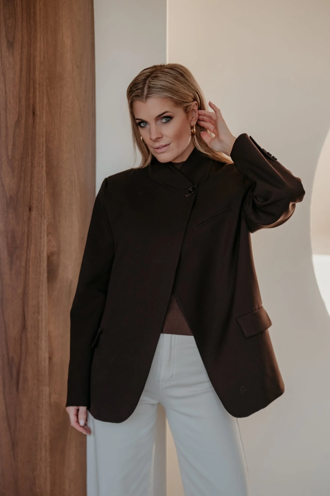 Litio blazer I Chocolate Brown - Image 9