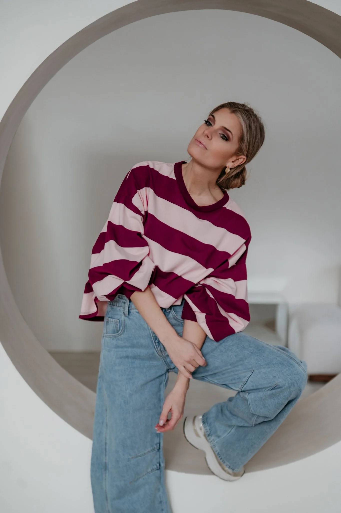 Luneti sweater I Bordeaux - Image 3
