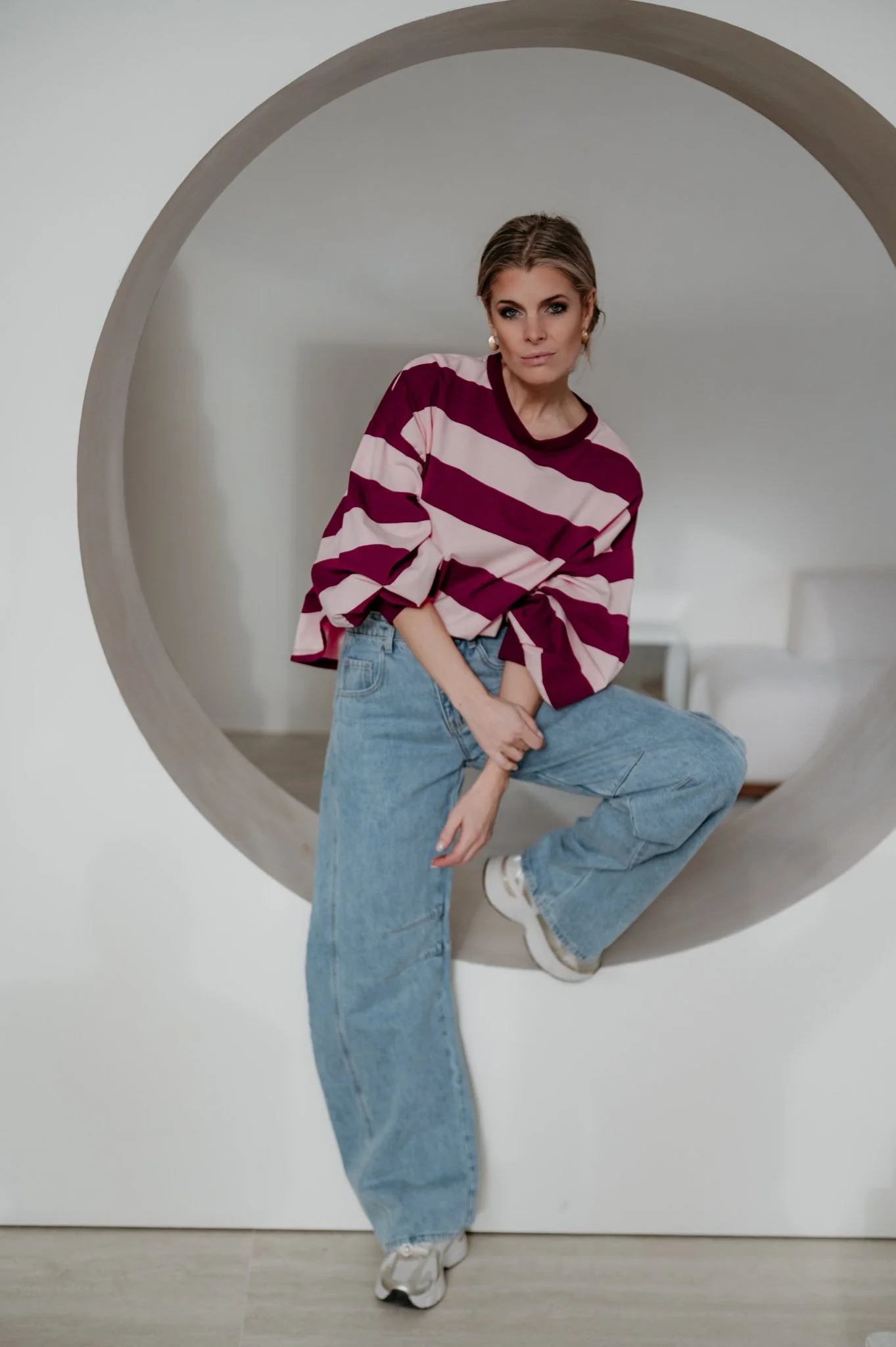 Luneti sweater I Bordeaux - Image 4