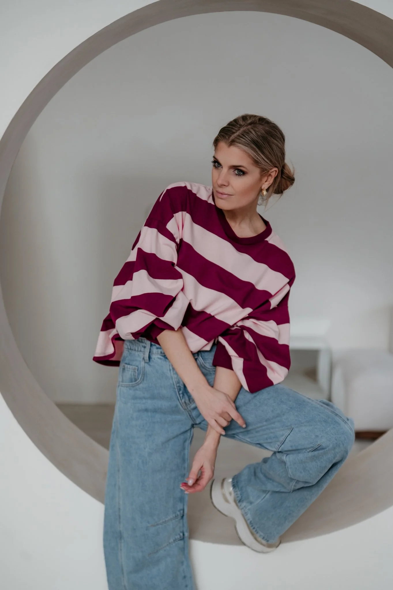 Luneti sweater I Bordeaux - Image 6