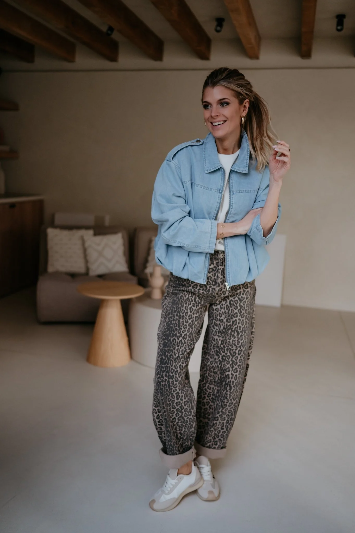 Lunto jeans I Leopard - Image 6