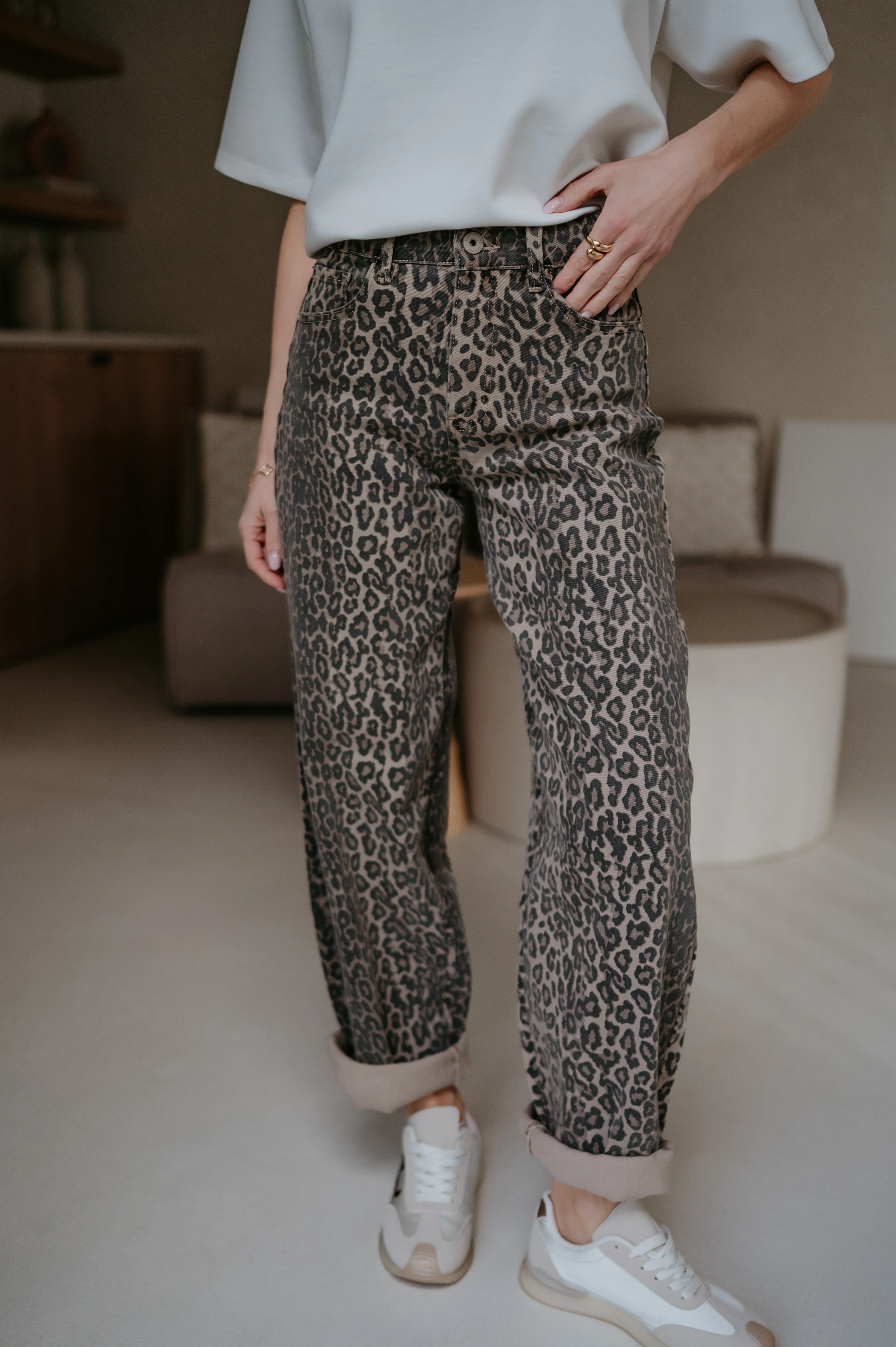 Lunto jeans I Leopard - Image 7
