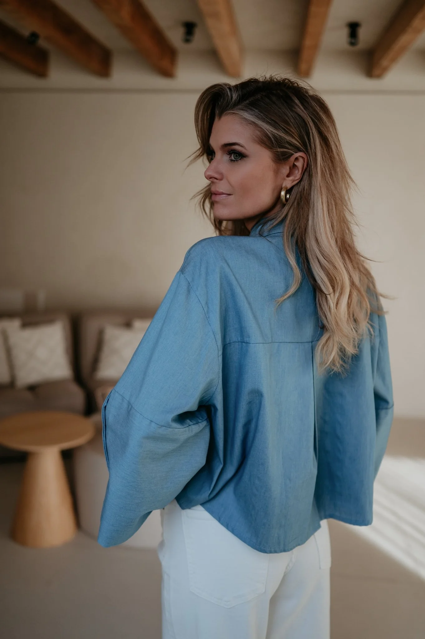 Medena shirt I Blue - Image 3