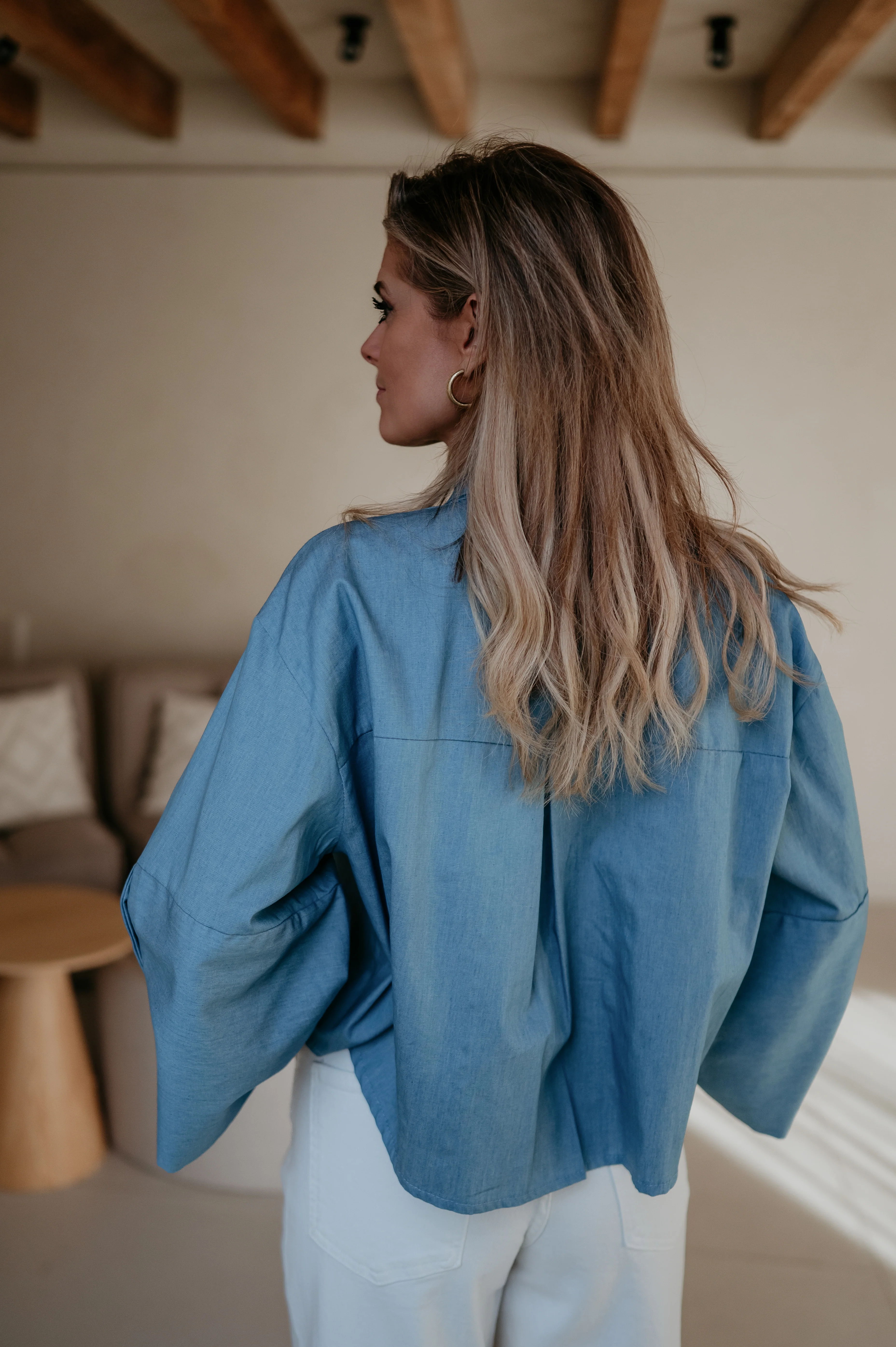 Medena shirt I Blue - Image 7
