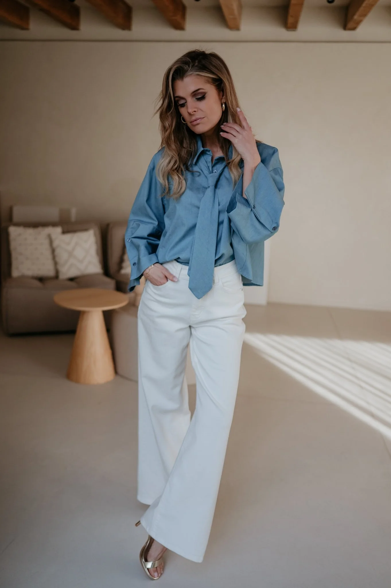 Medena shirt I Blue - Image 8