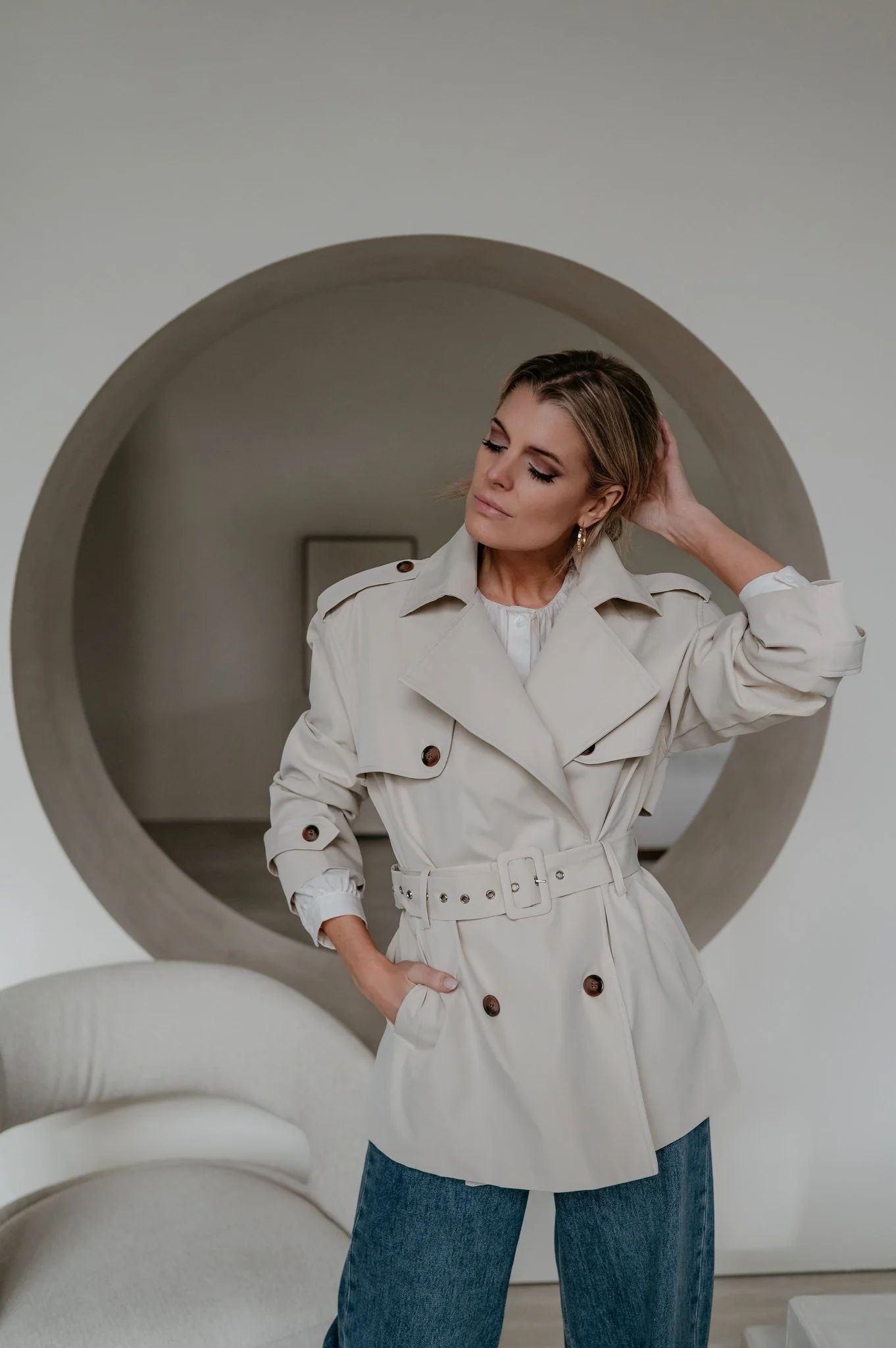 Menesi coat I Beige