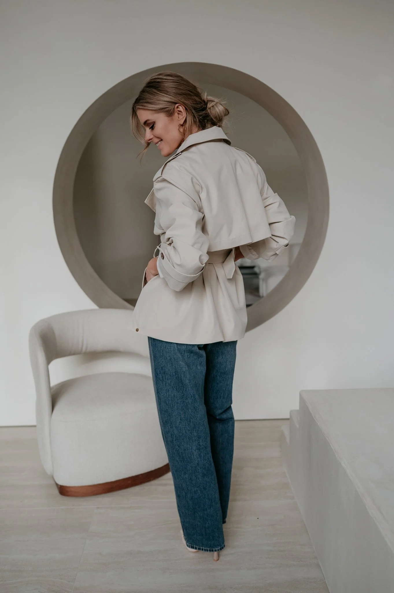 Menesi coat I Beige - Image 4