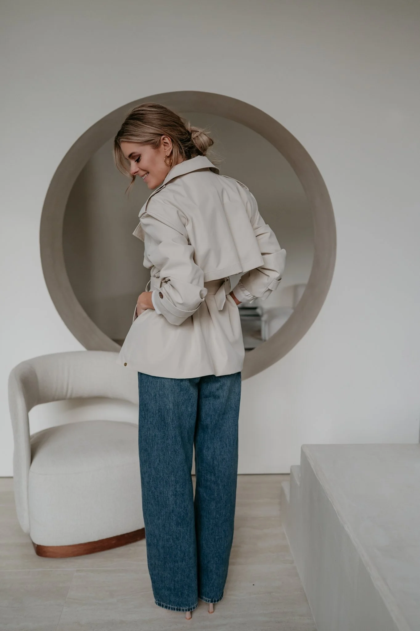 Menesi coat I Beige - Image 9
