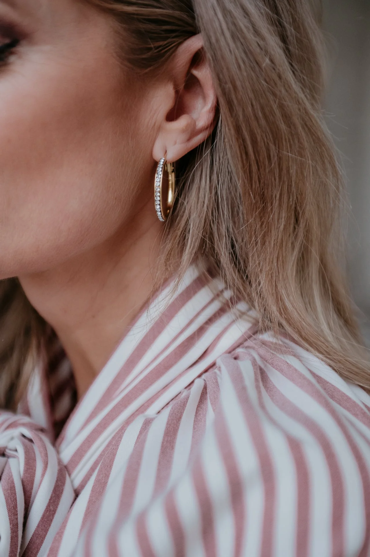 Meno earrings I Gold - Image 2