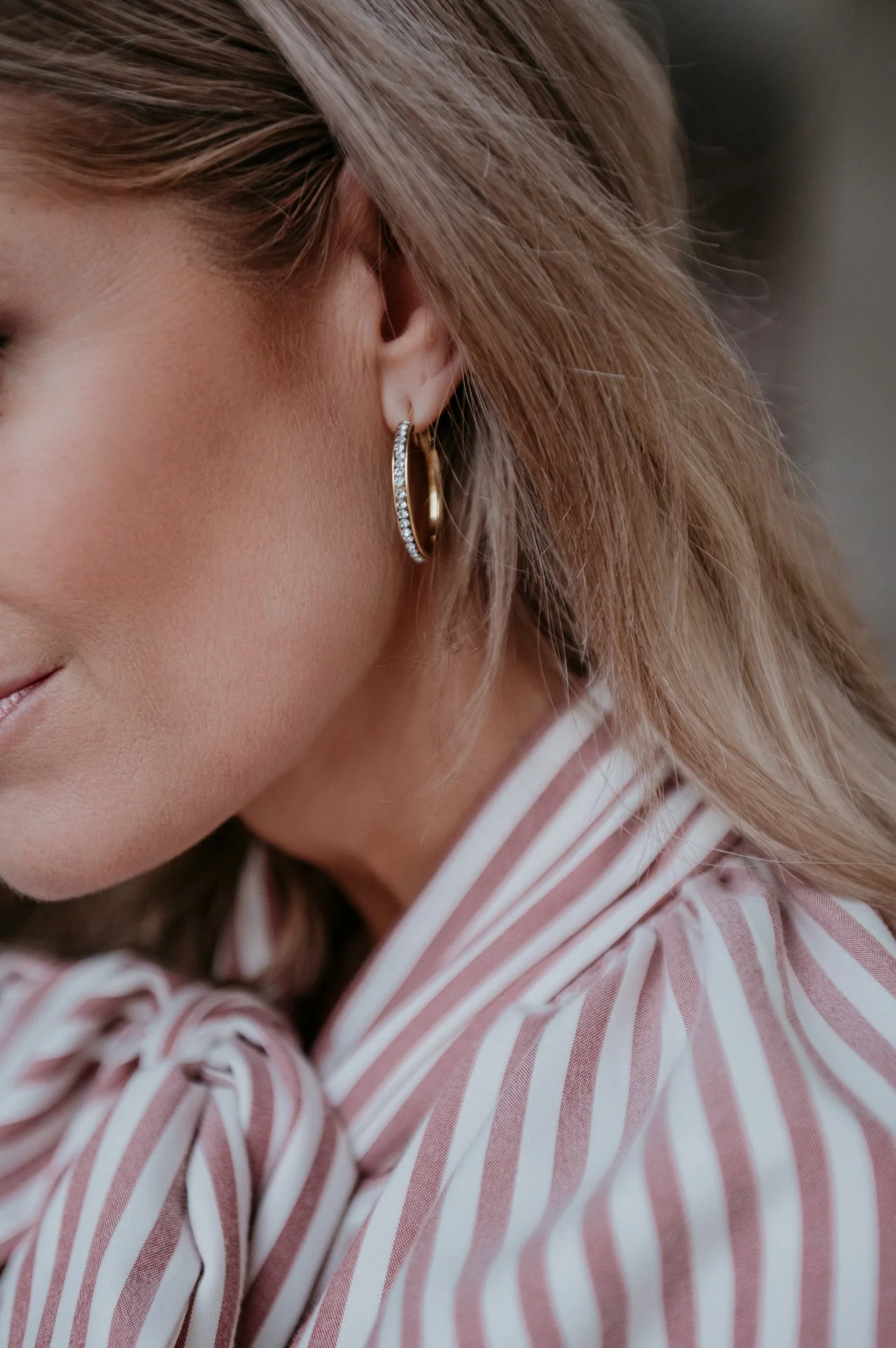 Meno earrings I Gold - Image 3