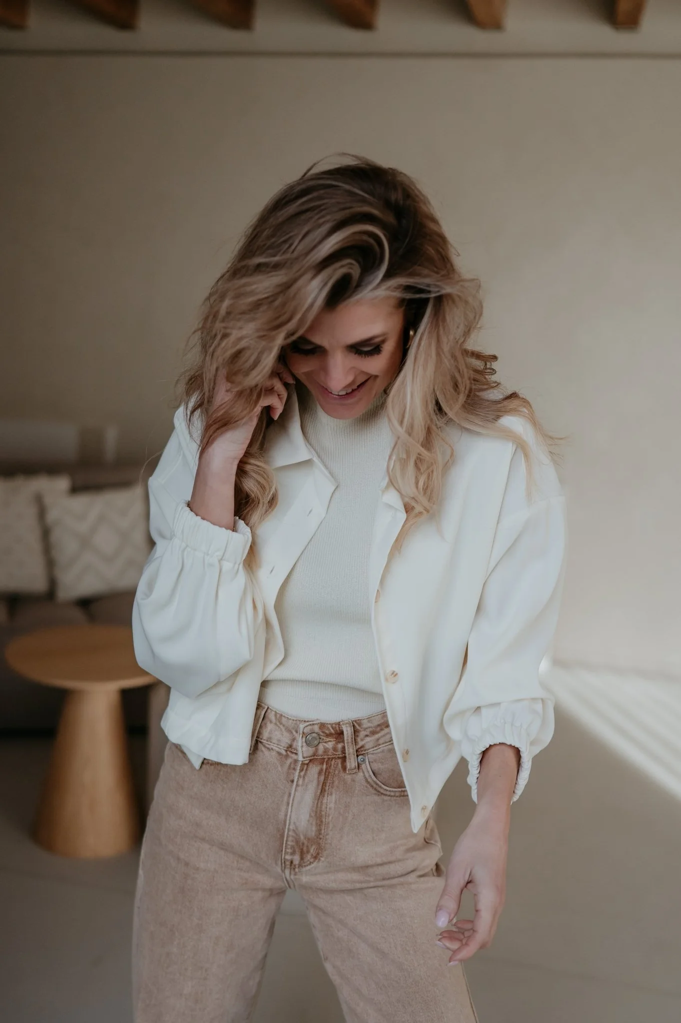 Mide jacket I Ecru - Image 10