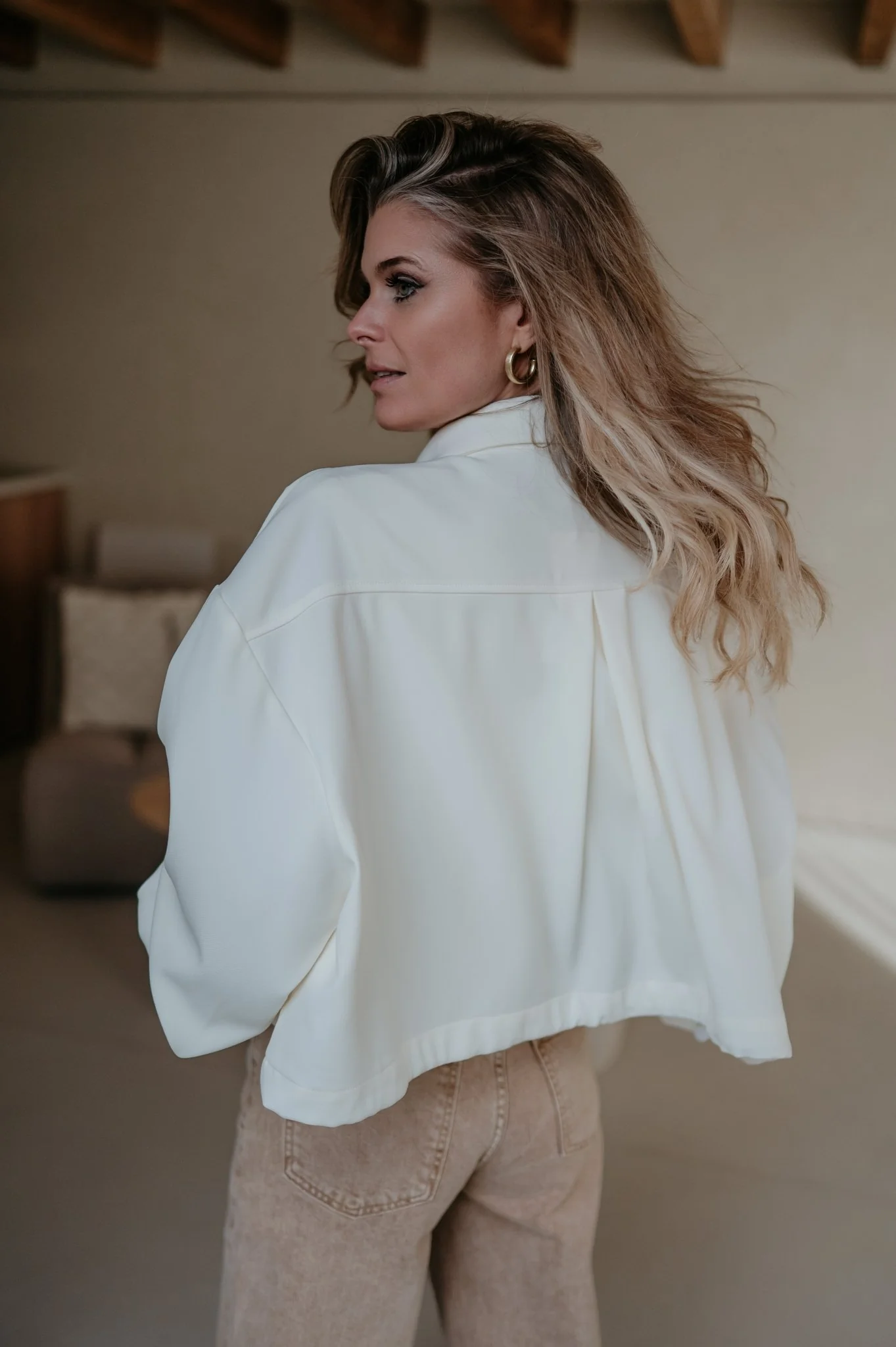 Mide jacket I Ecru - Image 11