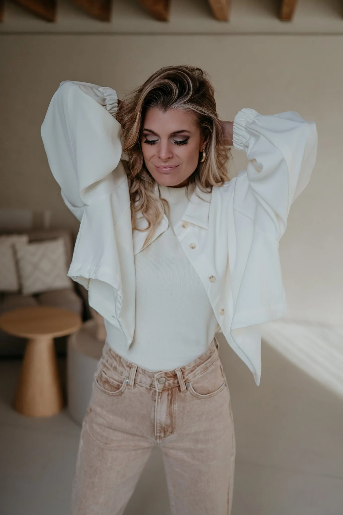 Mide jacket I Ecru - Image 2
