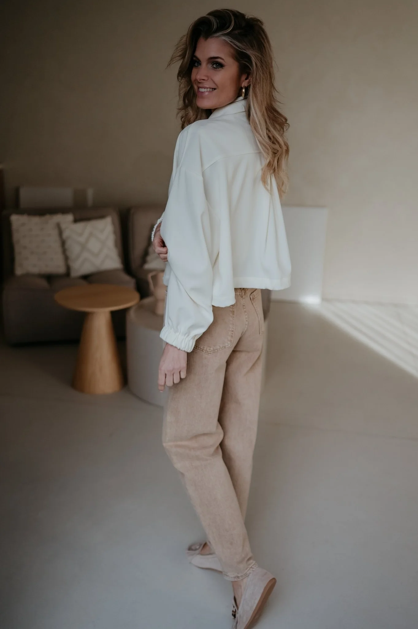 Mide jacket I Ecru - Image 3