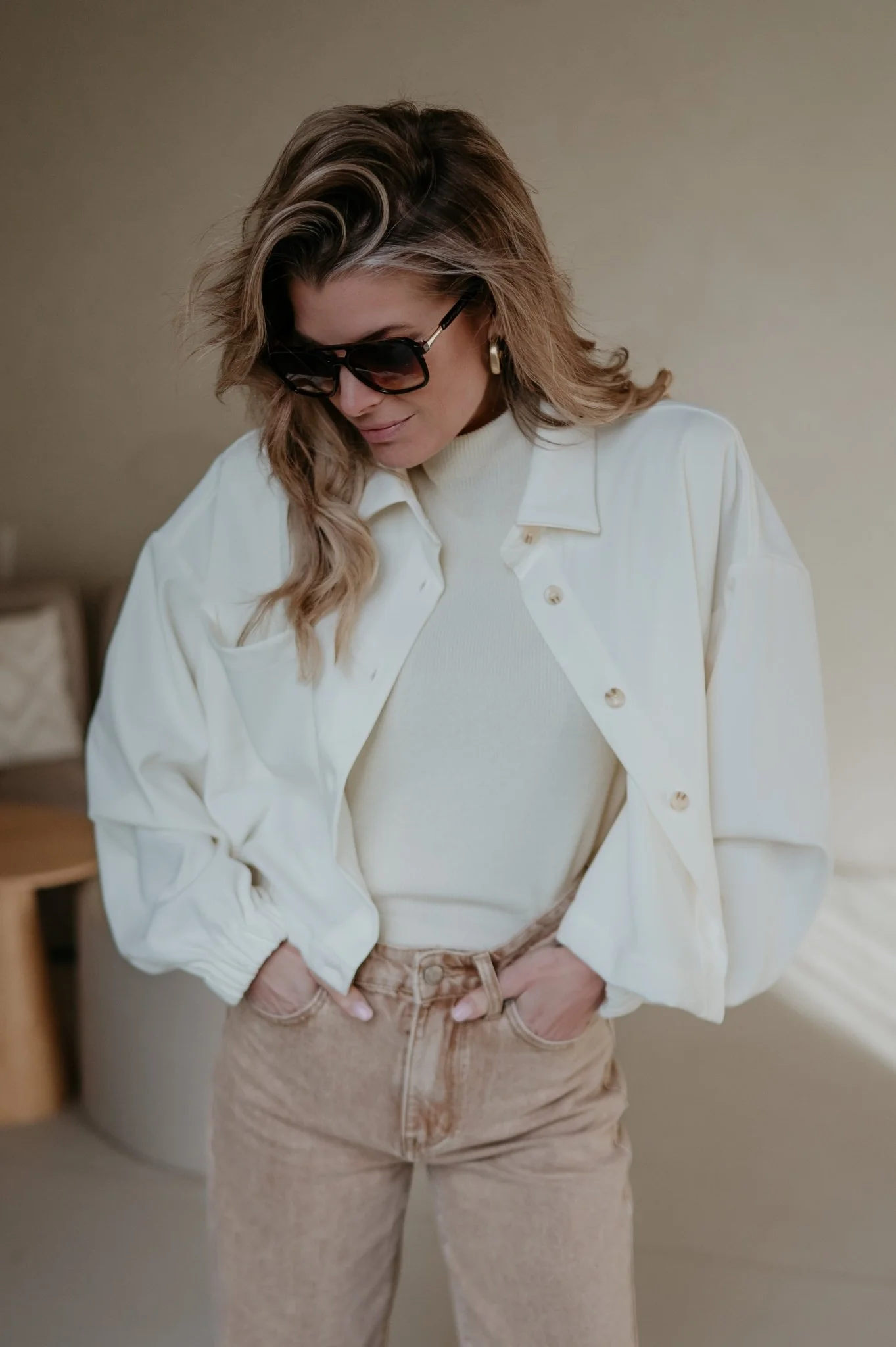 Mide jacket I Ecru - Image 5