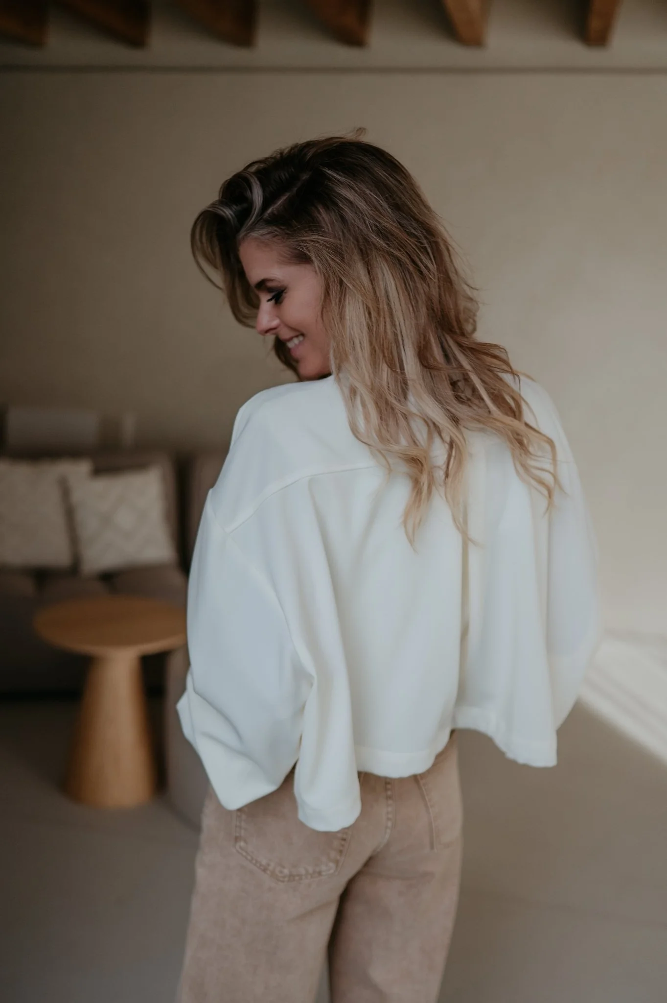 Mide jacket I Ecru - Image 7