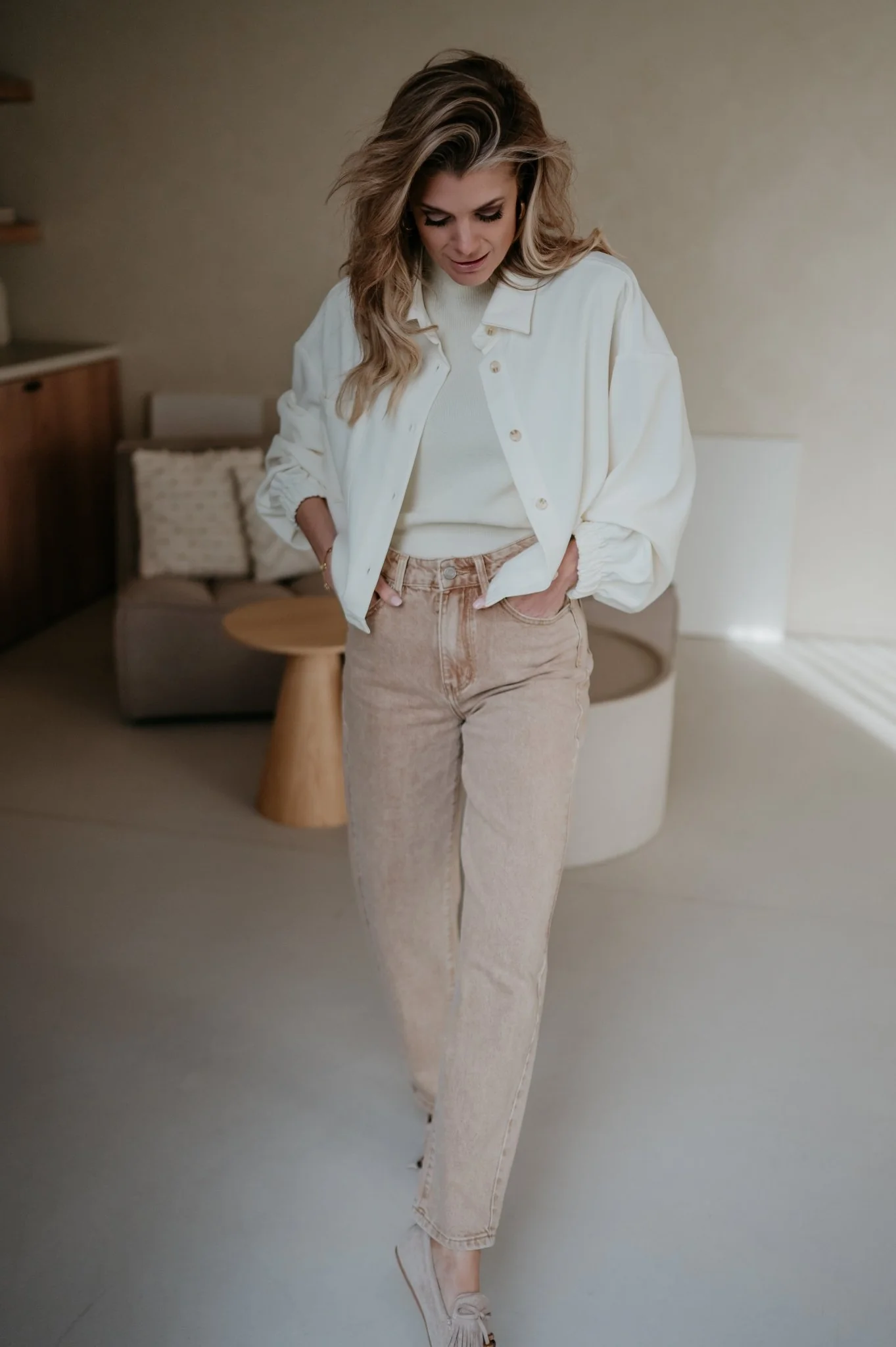 Mide jacket I Ecru - Image 9