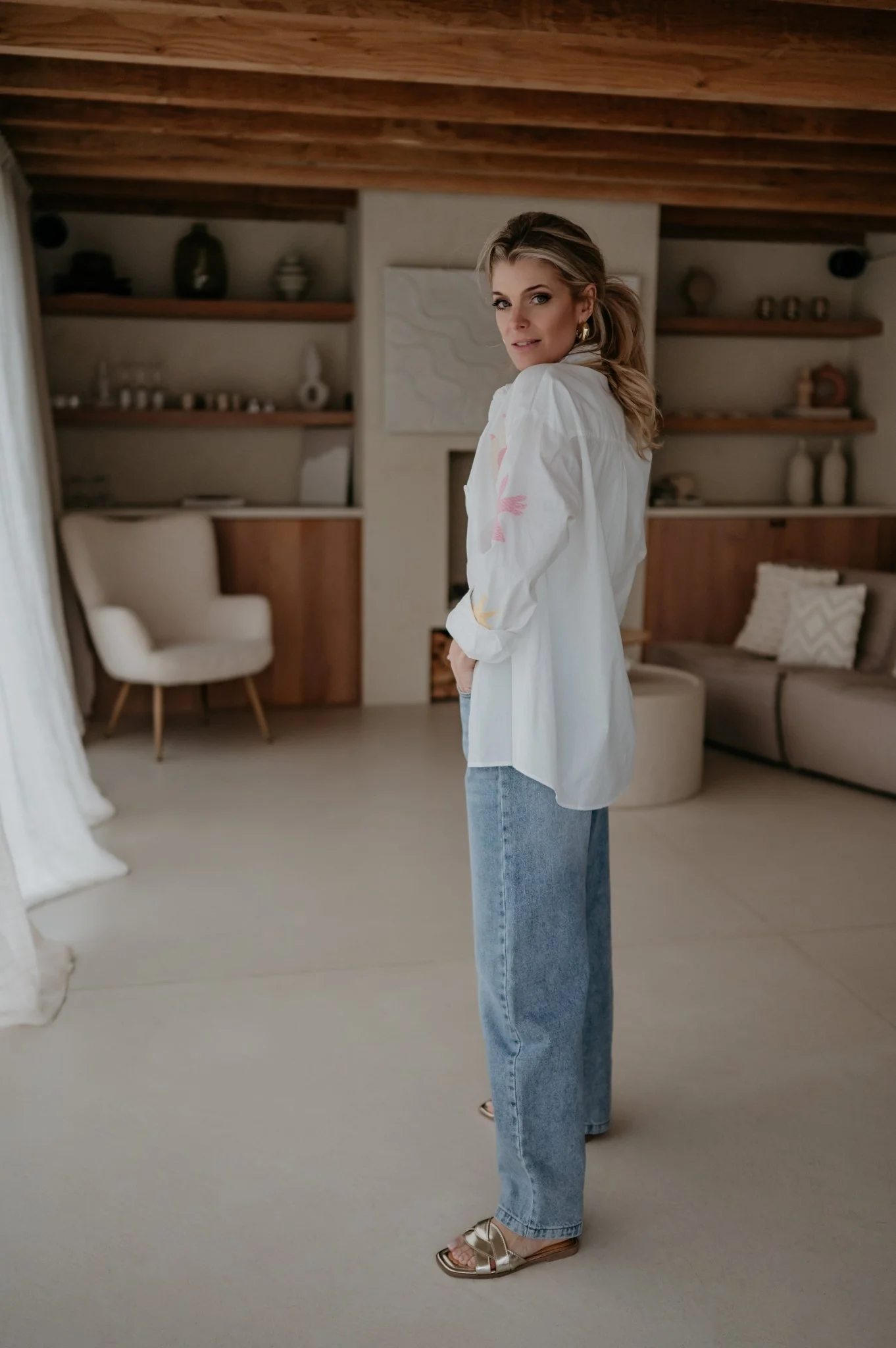 Mileni shirt I White - Image 11