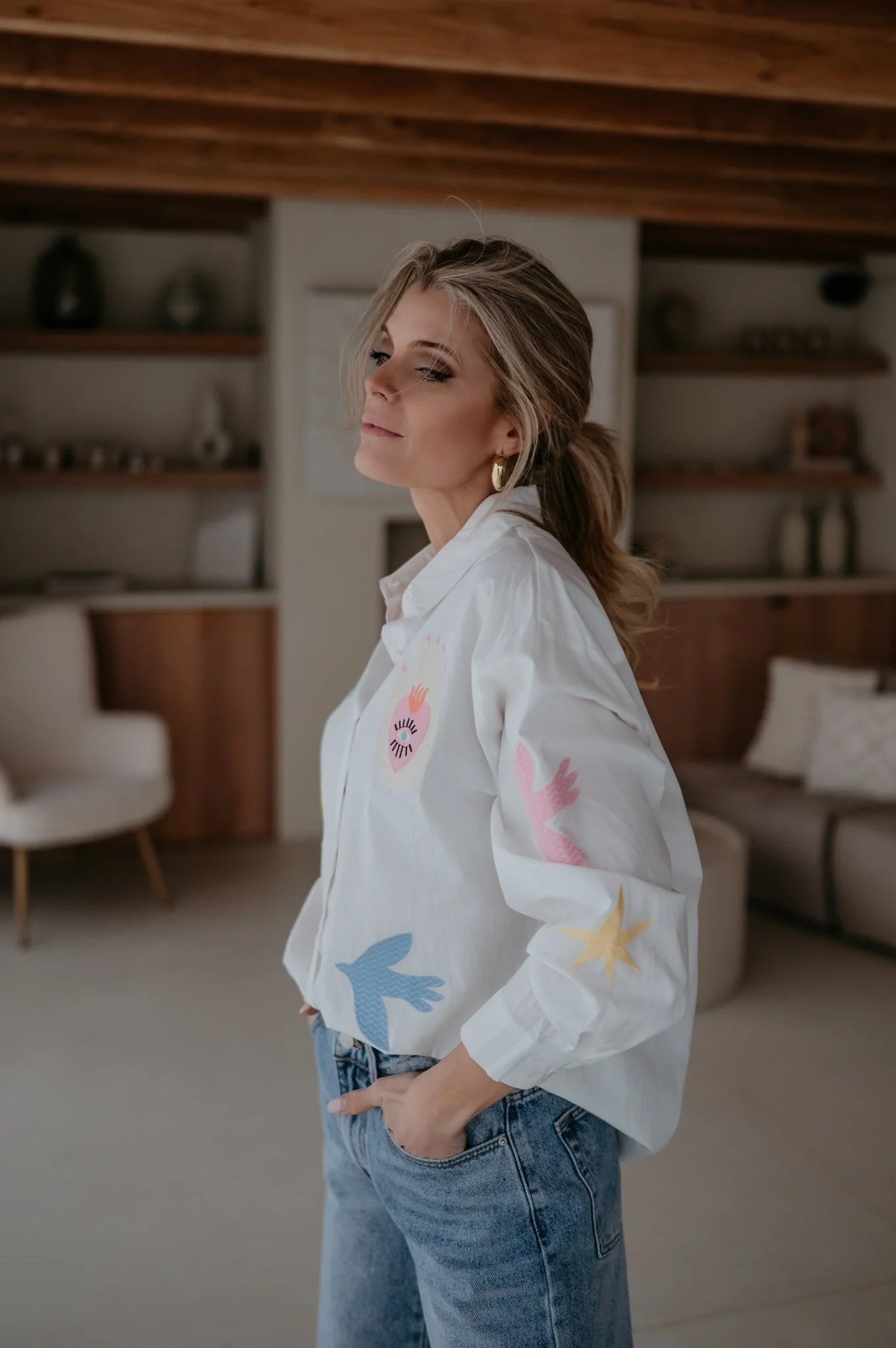 Mileni shirt I White - Image 12