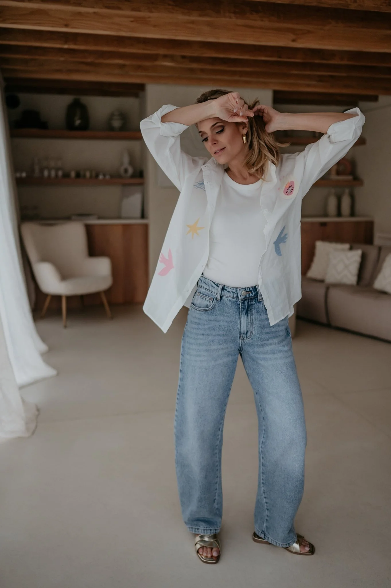 Mileni shirt I White - Image 3