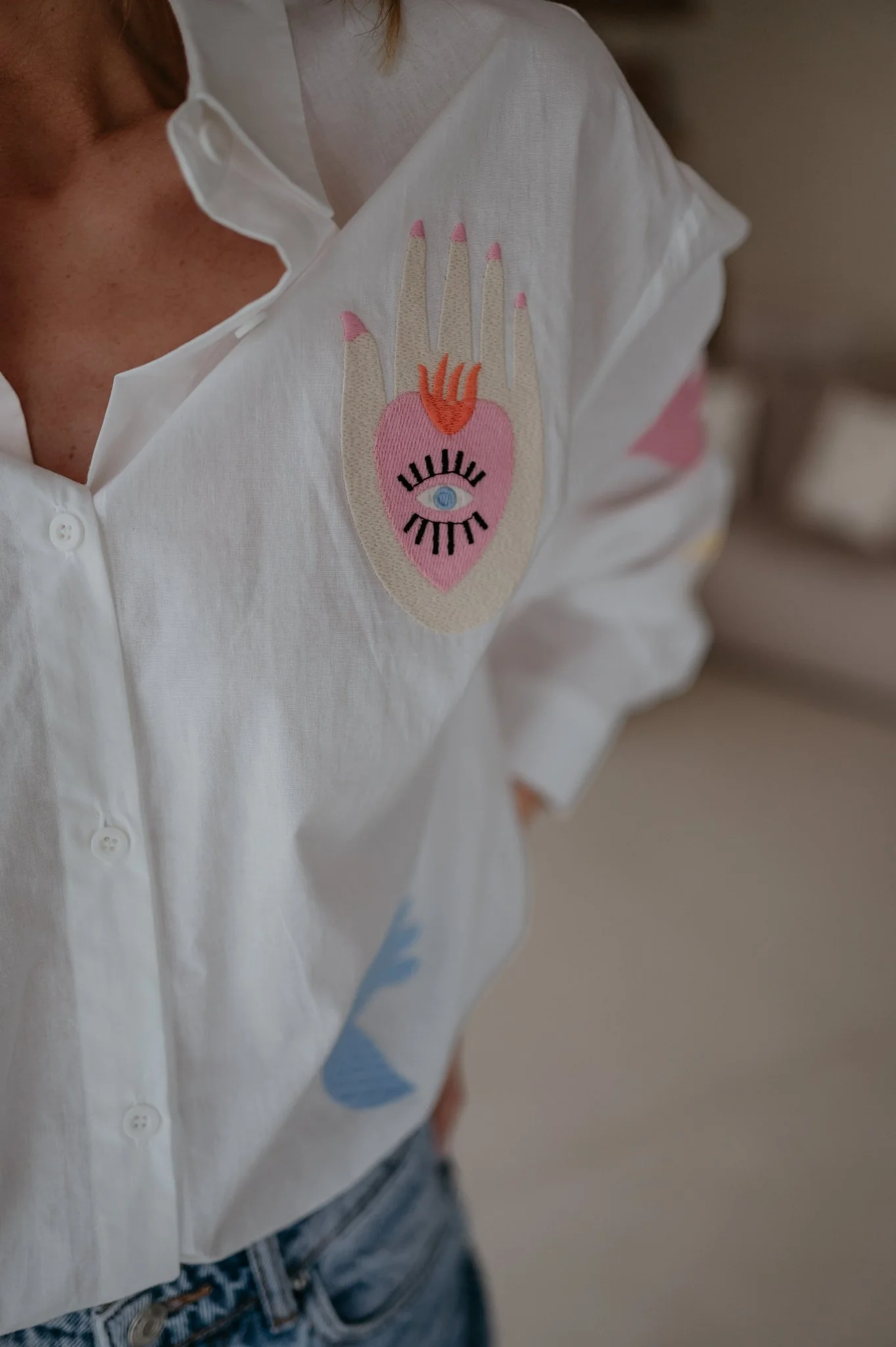 Mileni shirt I White - Image 5