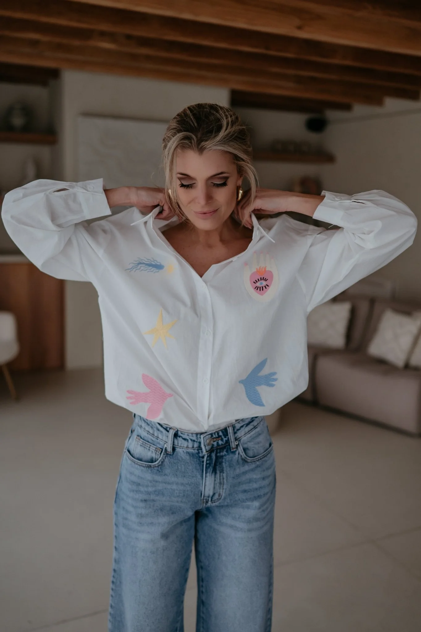 Mileni shirt I White - Image 7