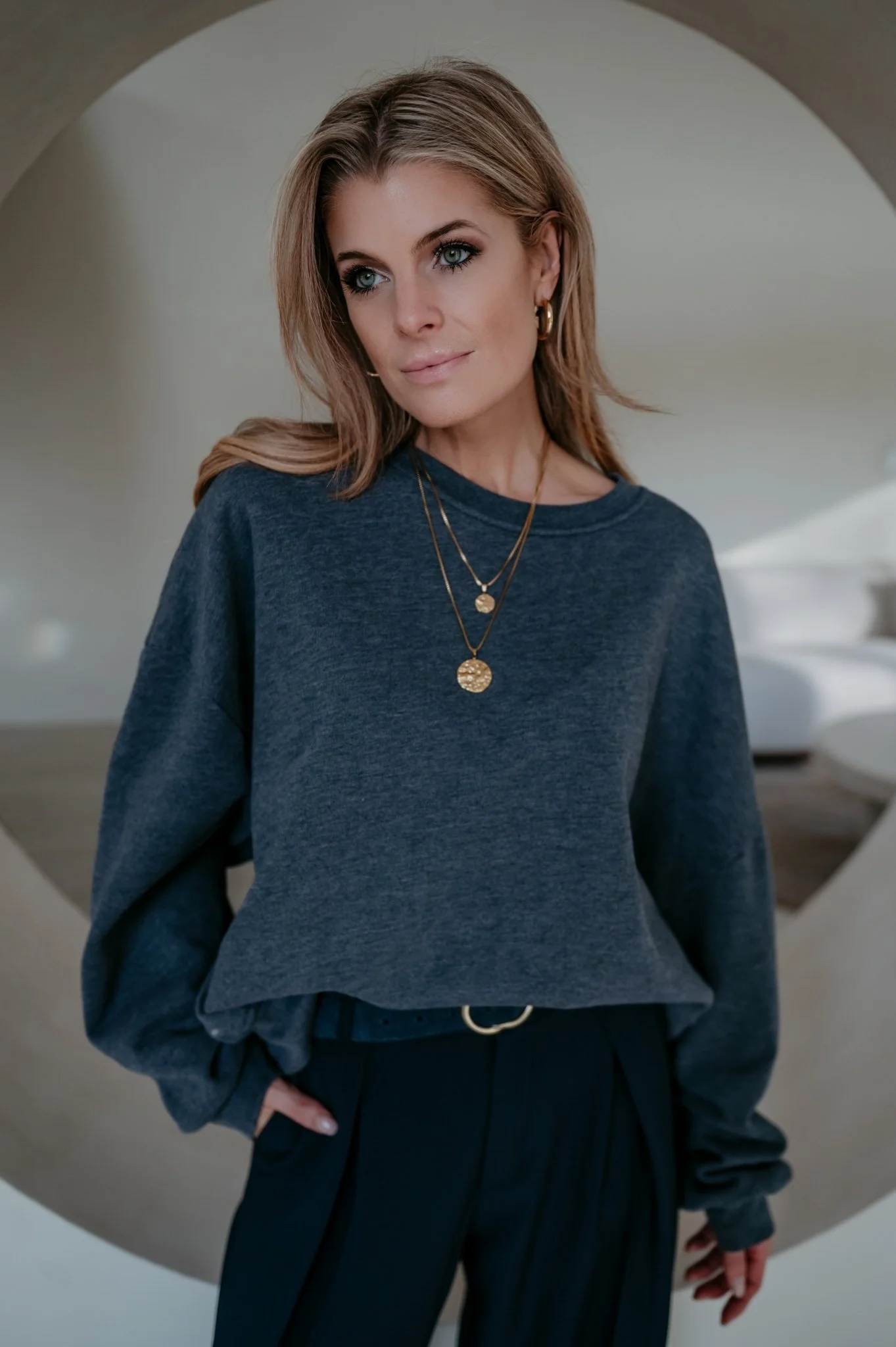 Milide sweater I Blue