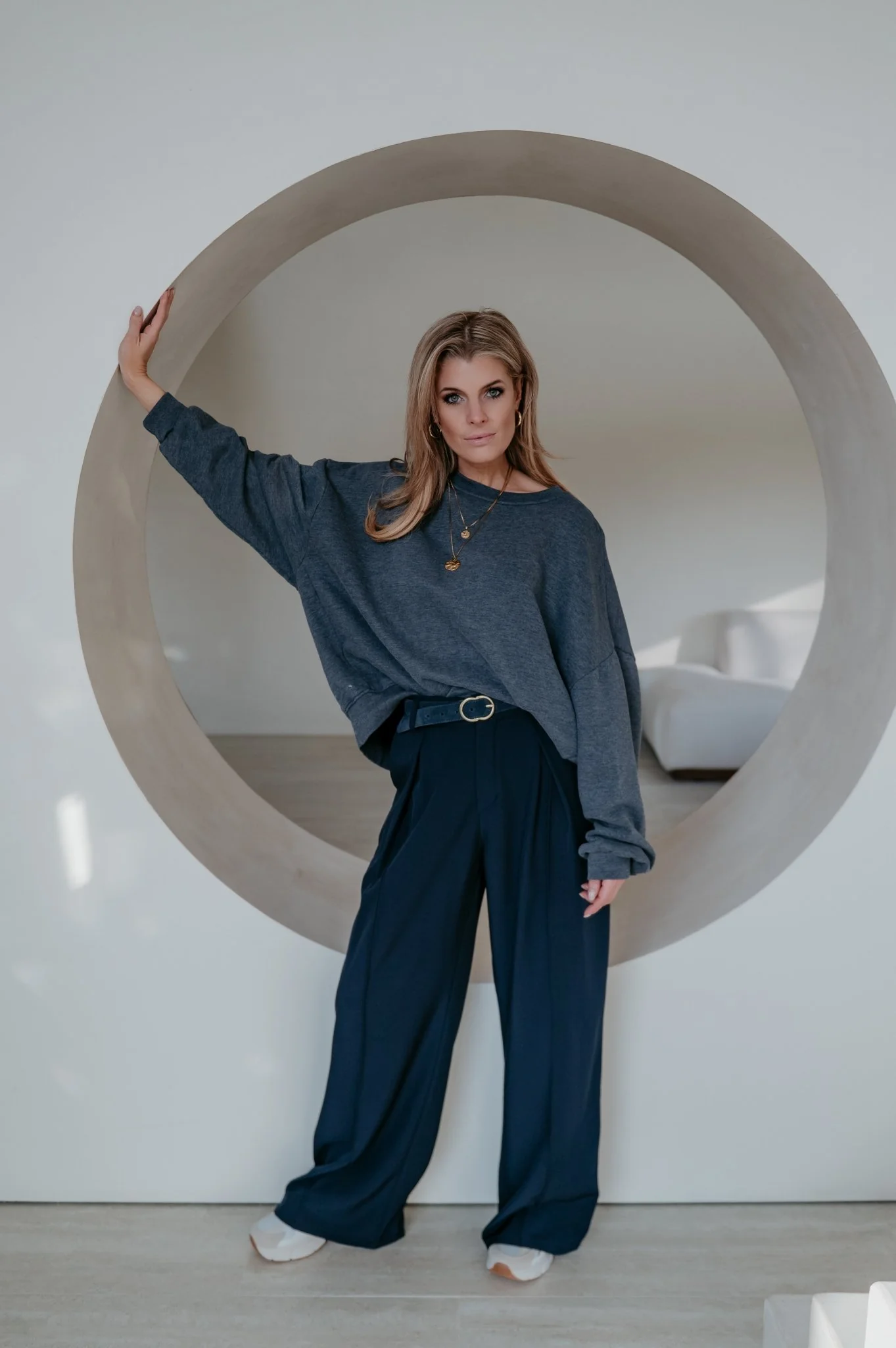 Milide sweater I Blue - Image 2